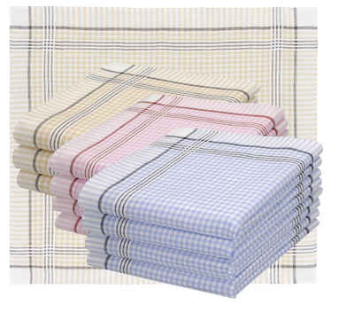 Betz Taschentuch Betz 12 Stück Damen Stoff Taschentücher Set Selma Größe ca. 28x28 cm, (Set, 12 Taschentücher), 100% Baumwolle