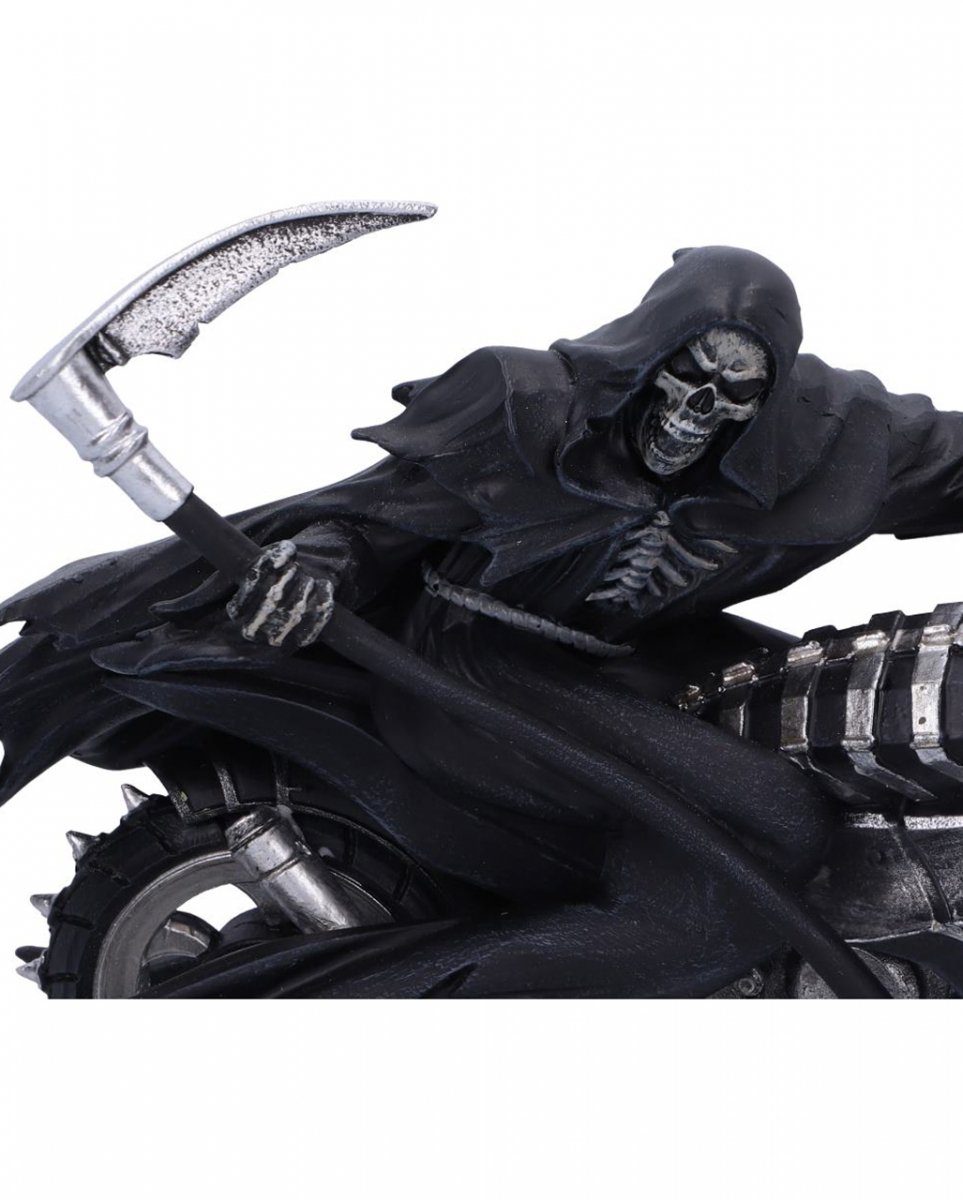 Horror-Shop Dekofigur Grim Reaper Motorrad Biker 22,5 auf cm Figur