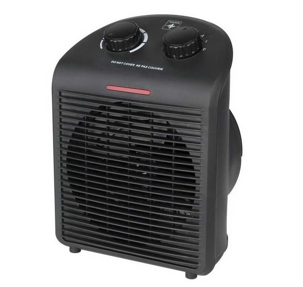 DESKI Heizlüfter Heizgebläse schwarz, 2 Leistungsstufen + Kaltstufe - auch günstig online kaufen
