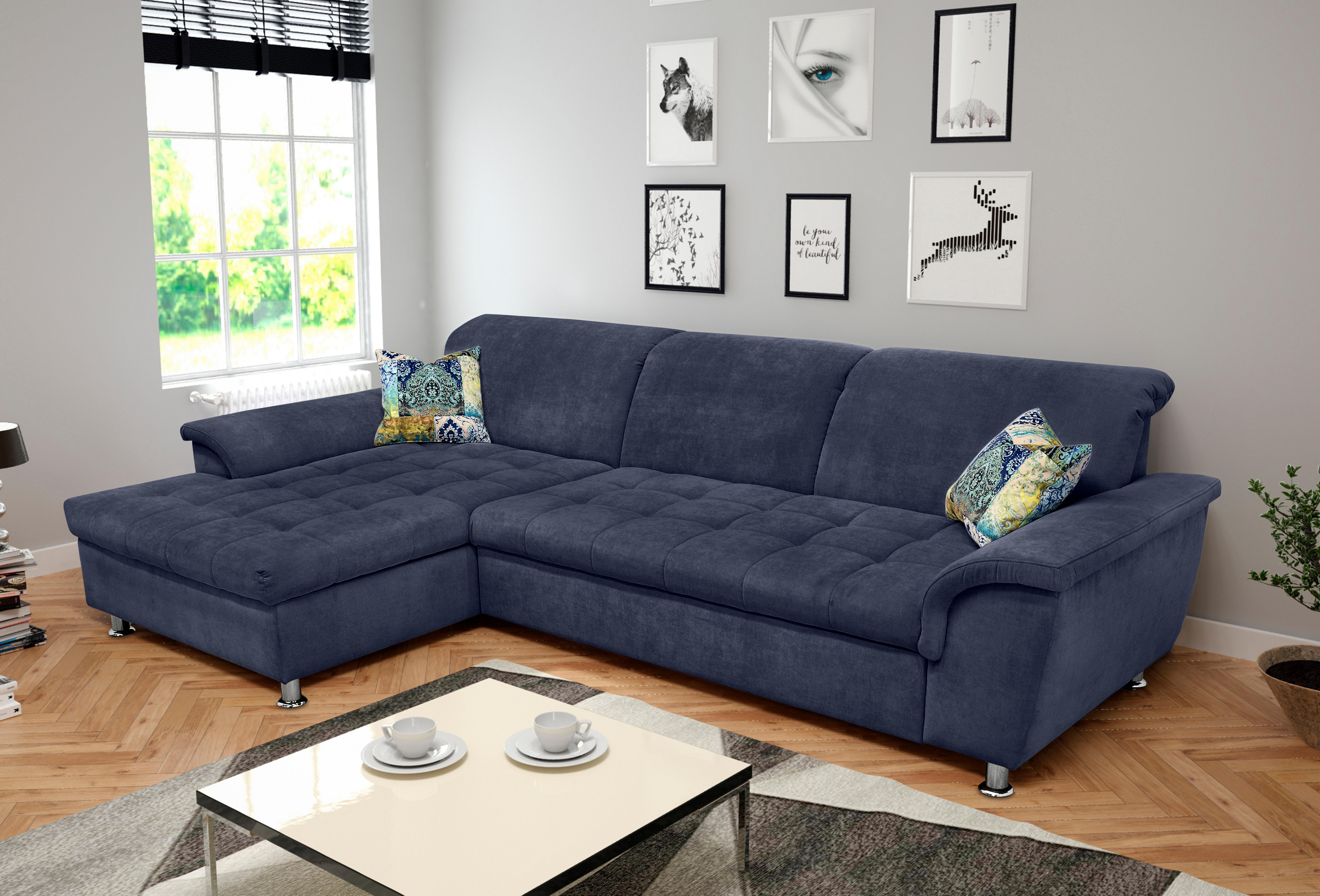 DOMO collection Ecksofa Franzi Steppung im günstig online kaufen