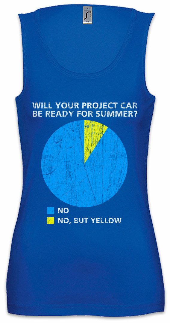 Tanktop Project Car Ärmelloses Damen T-Shirt Race Rally Car Auto Driver Racer
