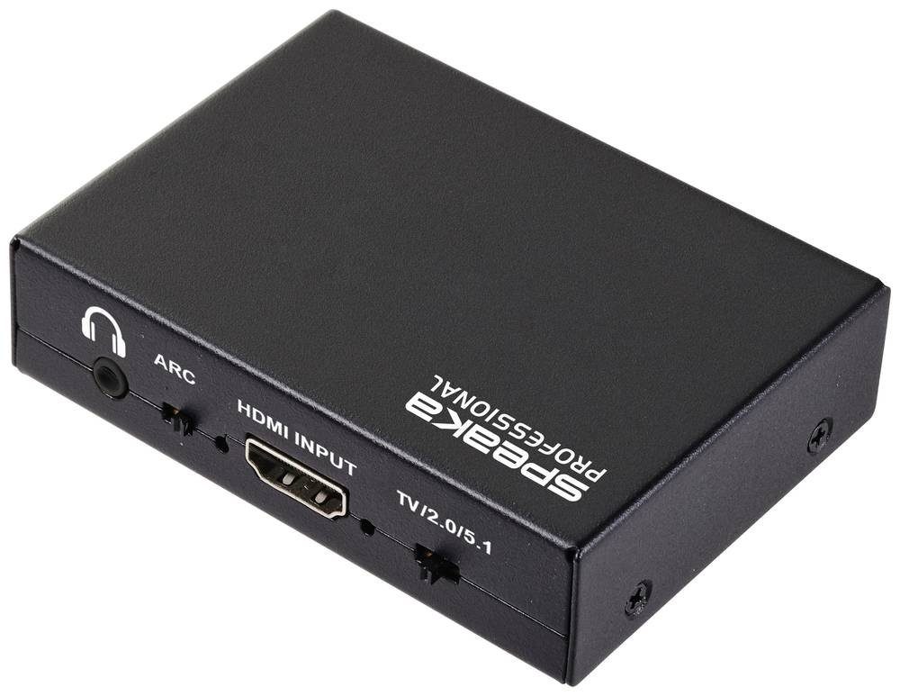 SpeaKa Professional SpeaKa Professional Audio Konverter [HDMI - HDMI] 3840  x 2160 Pixel Video-Kabel, (1.20 cm)