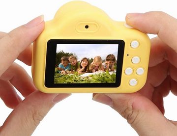 DOTMALL A1 Yellow Duck Kinder Selfie Fotokamera Digitalkamera 1080p Kinderkamera