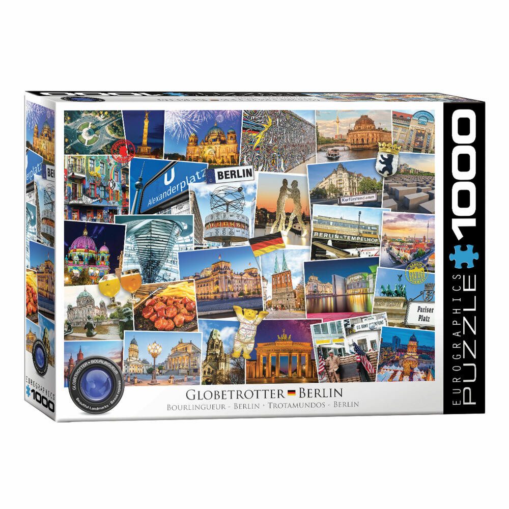 EUROGRAPHICS Puzzle Globetrotter Berlin, 1000 Puzzleteile