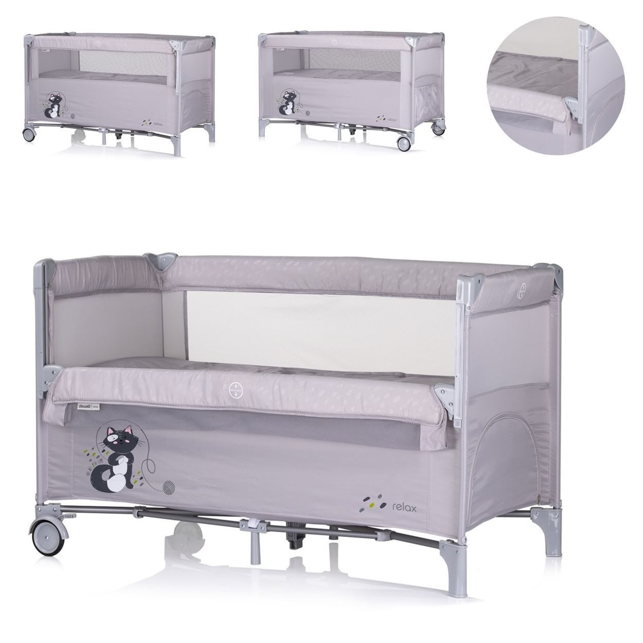 Chipolino Baby-Reisebett Reisebett Relax 2 Ebenen, günstig online kaufen