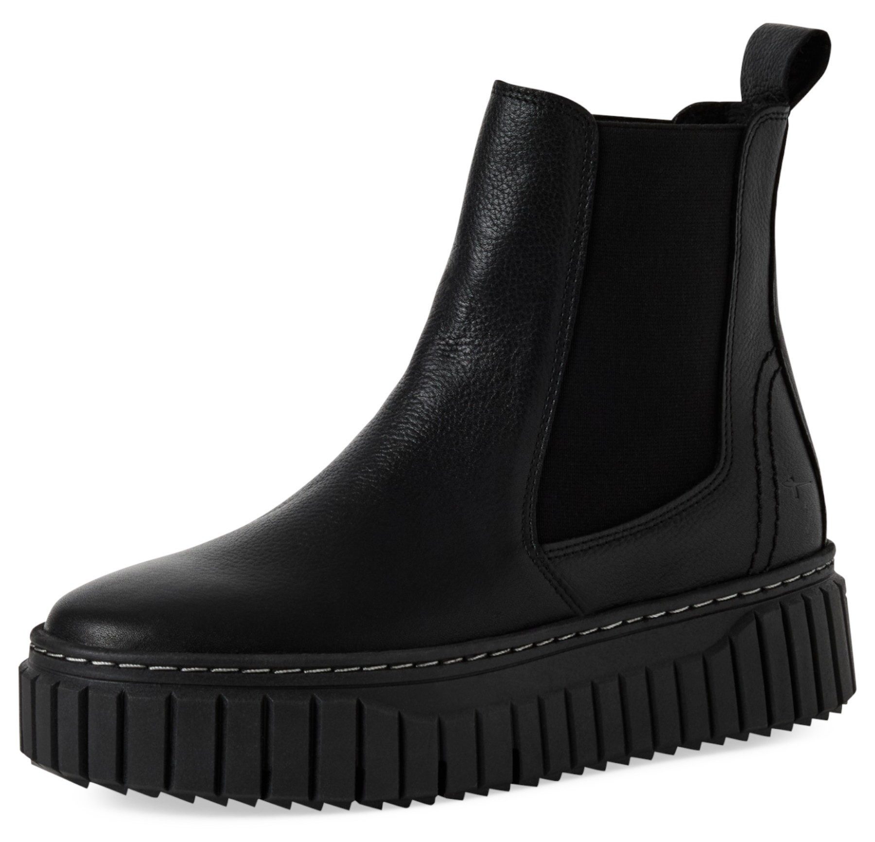 Tamaris 1-25445-45 003 Black Leather Stiefelette