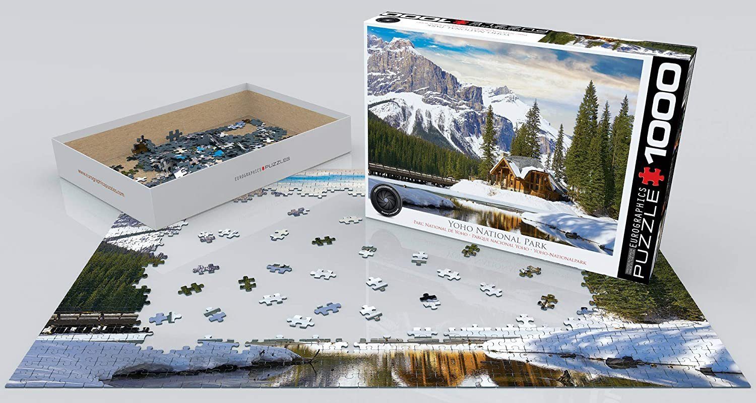 National cm, British Puzzleteile Puzzle 1000 1000 Format Columbia Teile 68x48 - Yoho im empireposter Park, Winter Puzzle