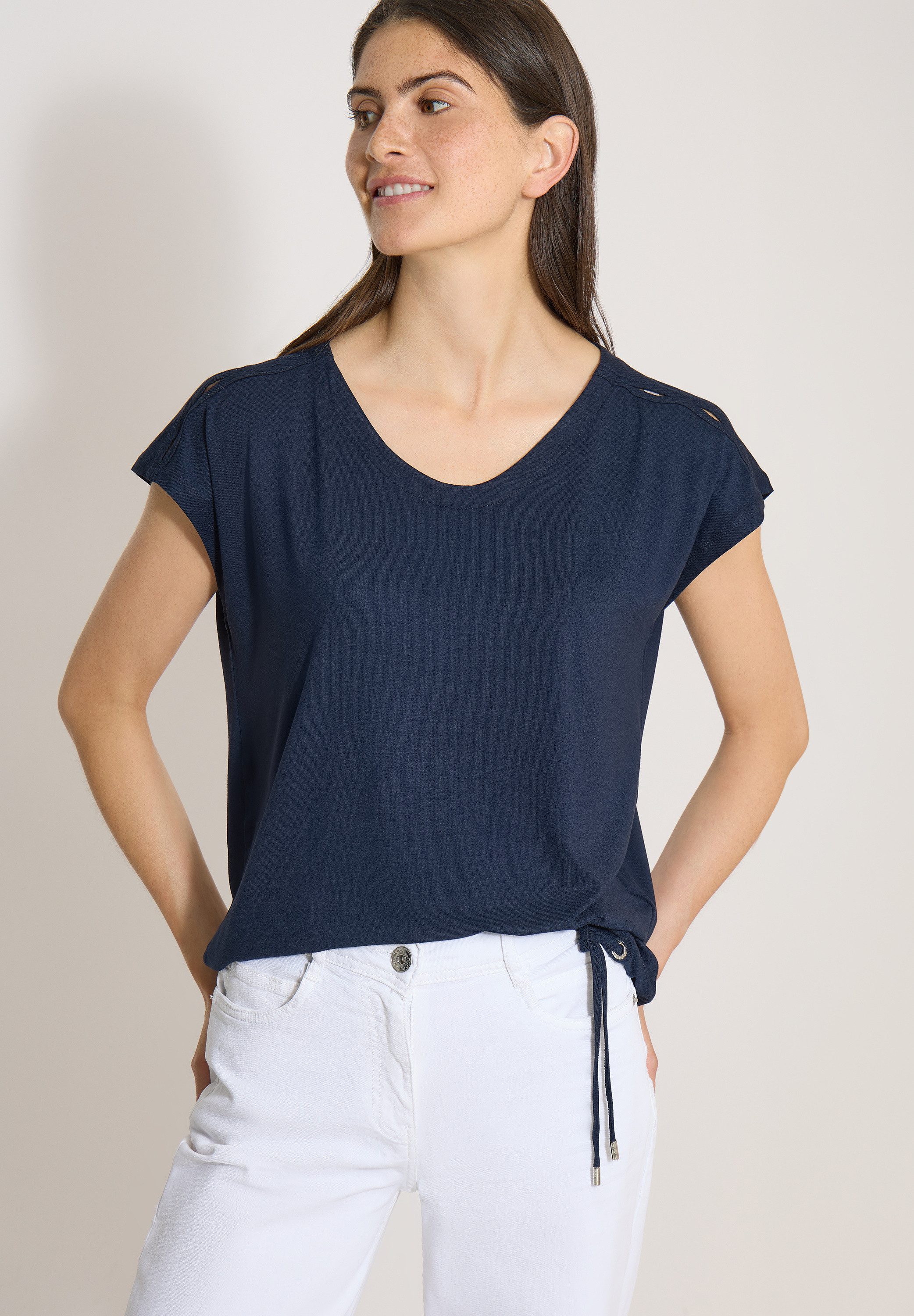CECIL T-Shirt mit Cut-Out Detail