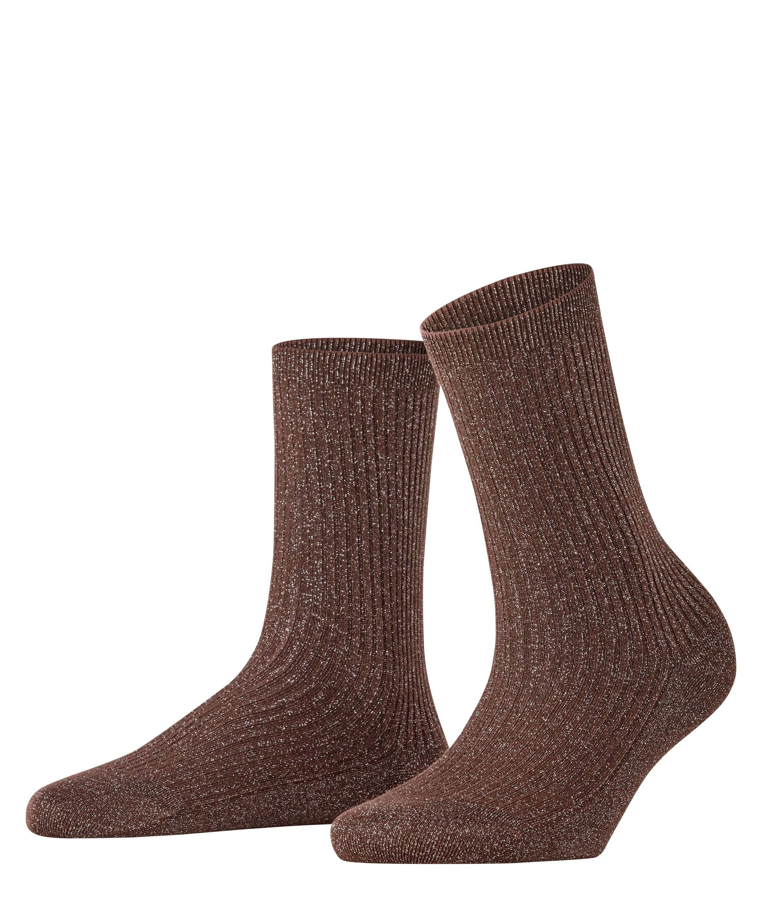 FALKE Socken Shiny Rib Socken (1-Paar)