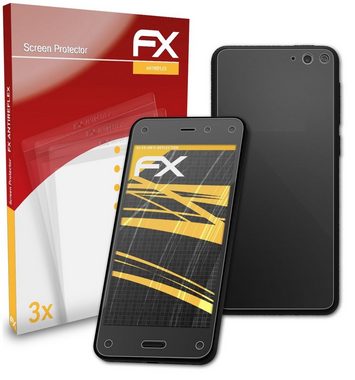 atFoliX Schutzfolie für Amazon Fire Phone, (3er Set), Entspiegelnd und stoßdämpfend