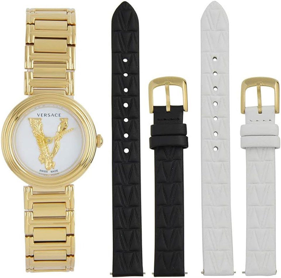 Versace Schweizer Uhr Damen Uhr V-VIRTUS MINI DUO VET300221 Neu