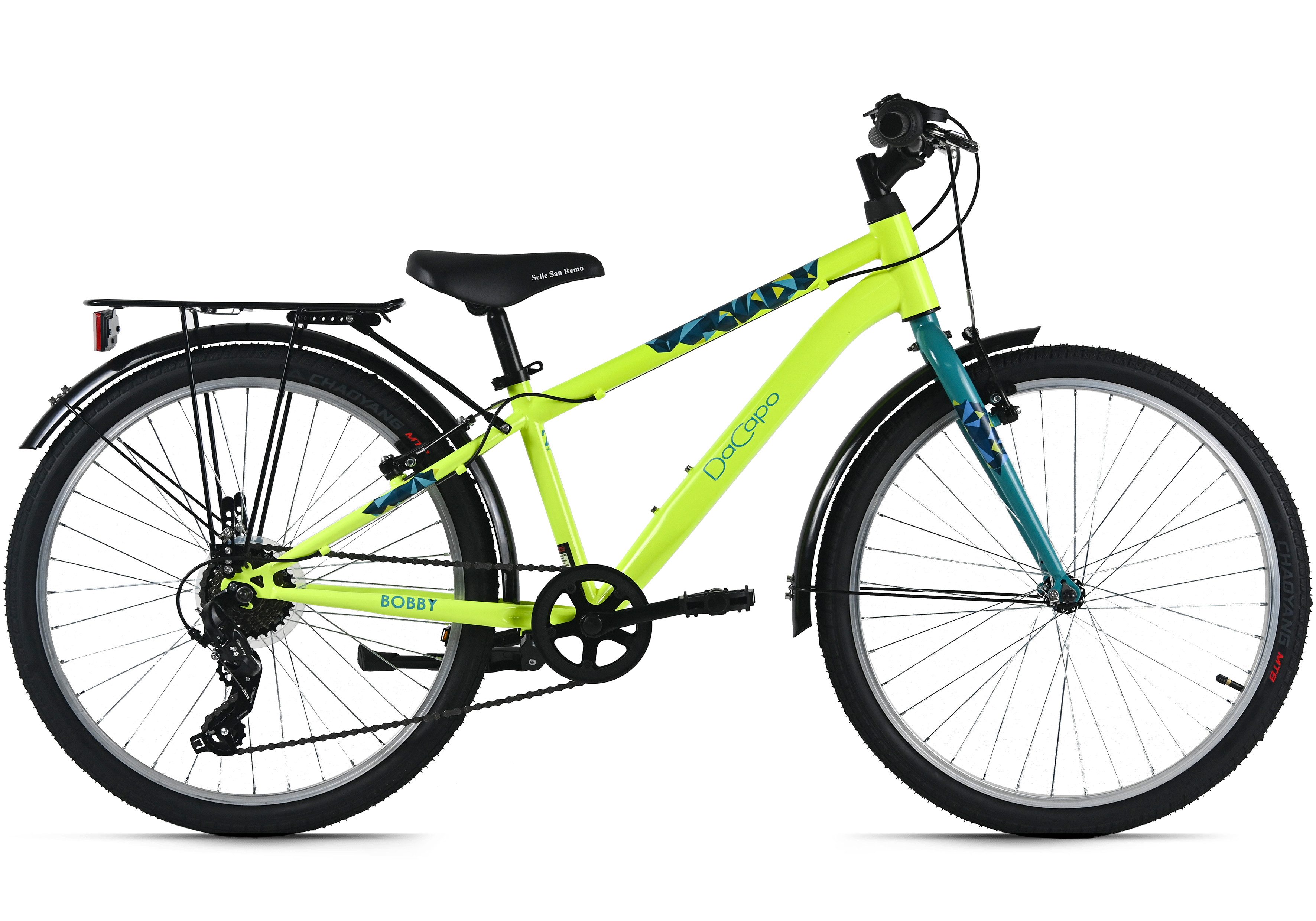 Dacapo Kinderfahrrad DaCapo Kinderfahrrad 24" Bobby 7 Gänge - Ab 8 Jahre, 7 Gang, Kettenschaltung