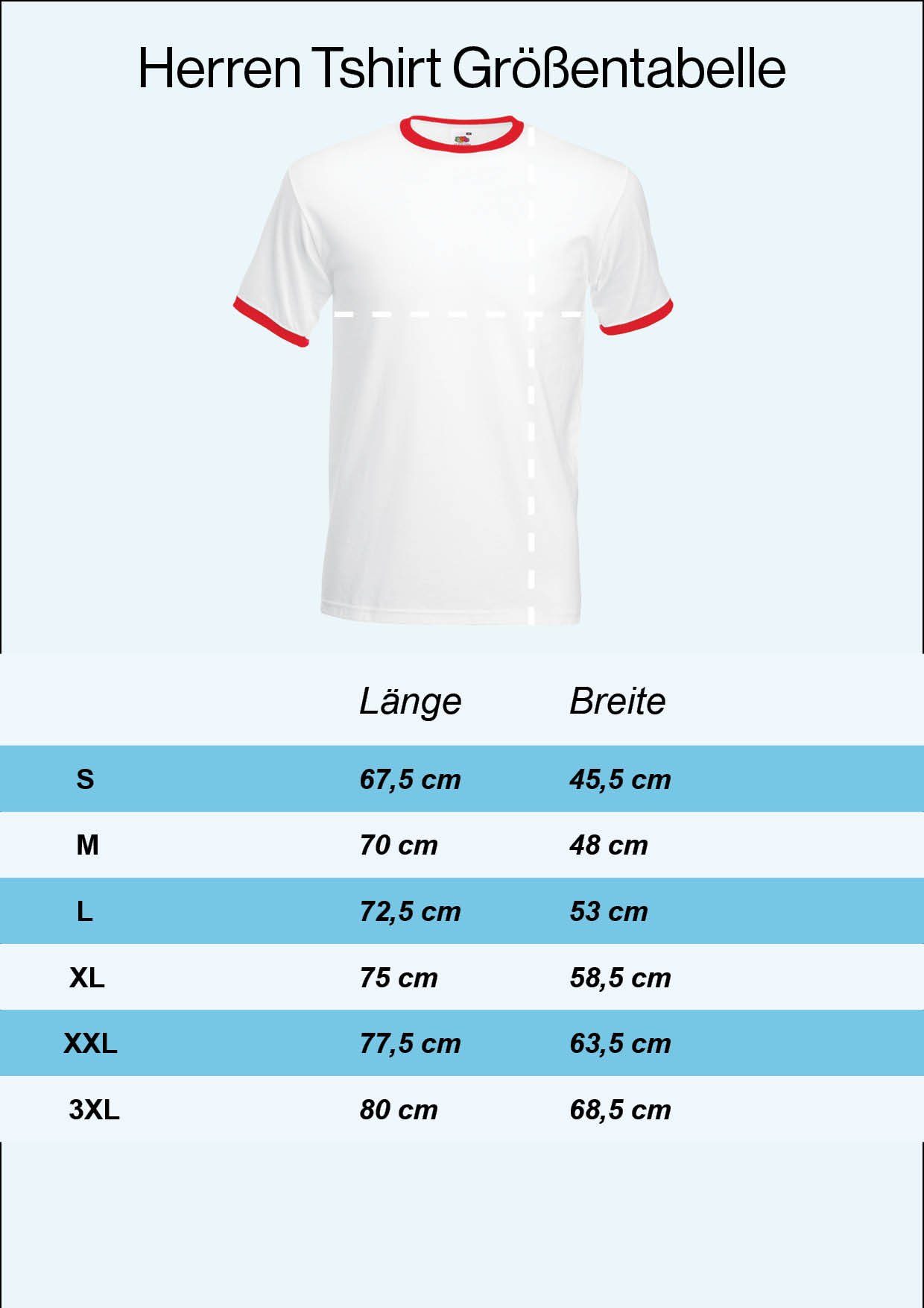 Youth Designz T-Shirt Kanada Herren Shirt im Fußball Trikot Look mit trendigem Frontprint
