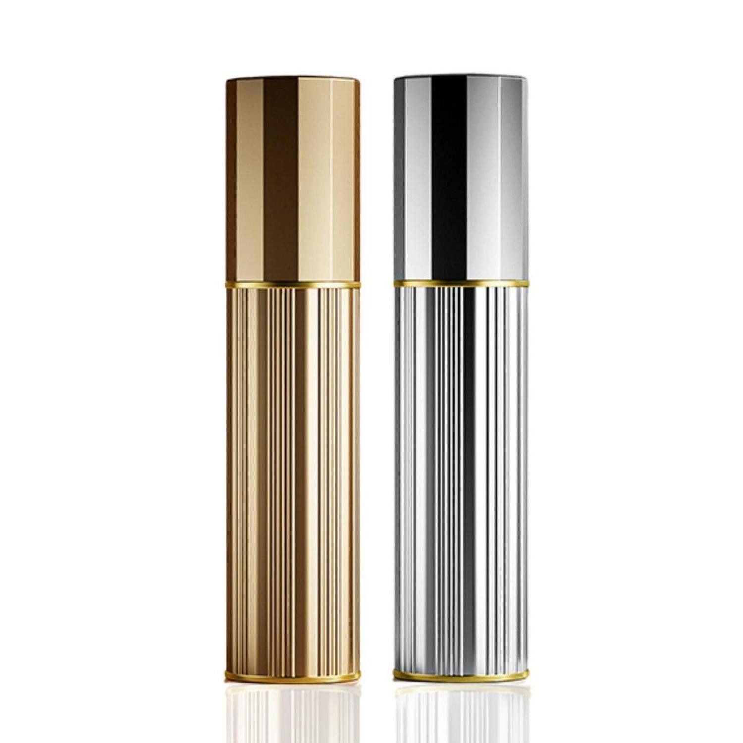 LuxusKollektion Sprühflasche Parfümzerstäuber Nachfüllbar 5ml Gold/Silber