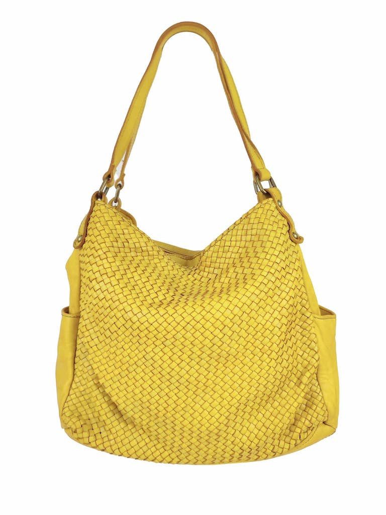 Schultertasche Yuna Italy Designer Damen Handtasche Shopper