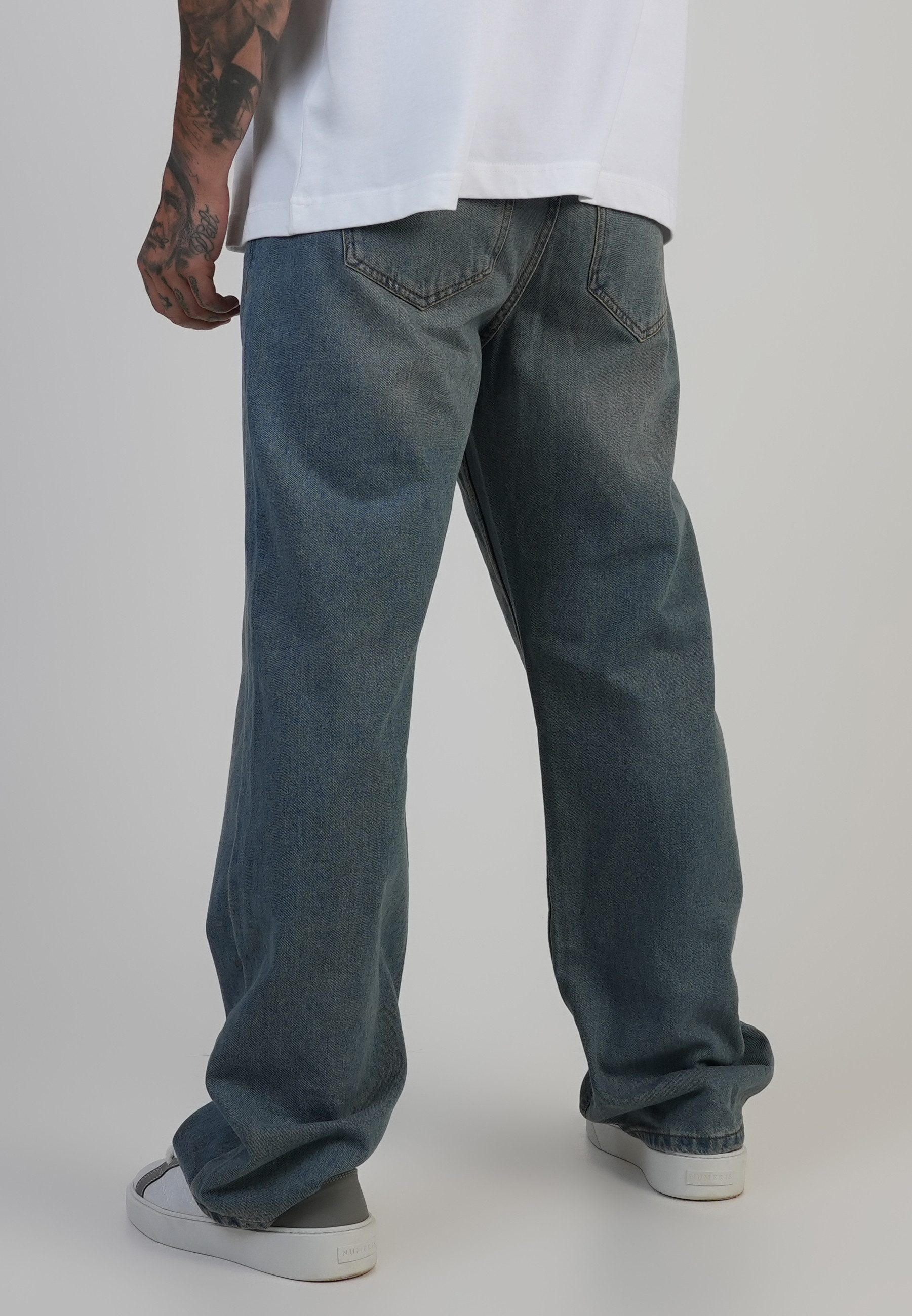 Siksilk Regular-fit-Jeans SikSilk Herren Loose Fit Jeans