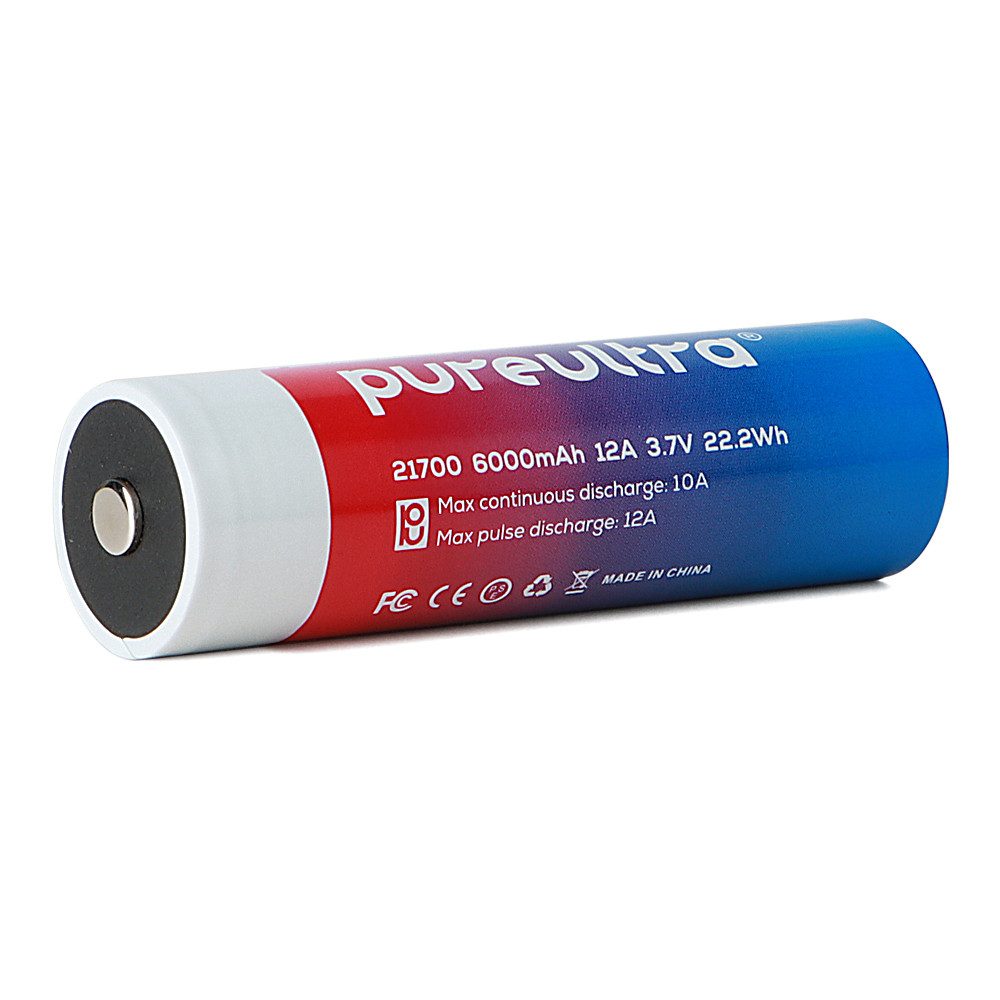 21700 5000-6000mAh 3.7V Li-Ion Schutzschaltung 12-15A High Drain Akku
