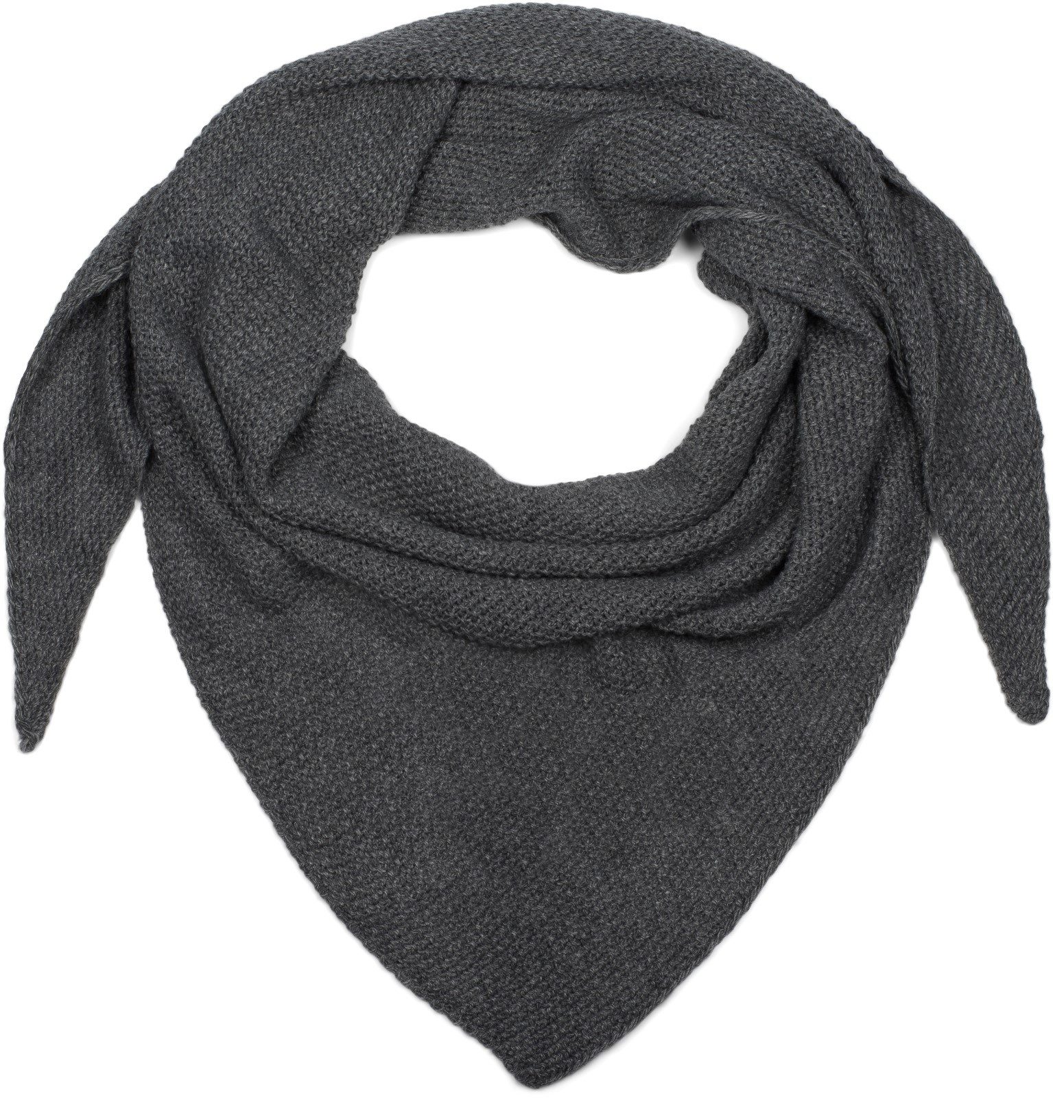 styleBREAKER Dreieckstuch Strick Dreiecktuch Einfarbig, (1-St)