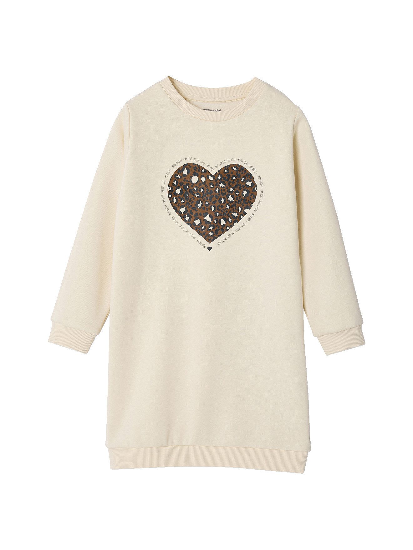 vertbaudet Sweatkleid Mädchen Sweatkleid BASIC