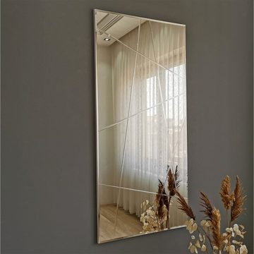 Skye Decor Wandspiegel A331DNOS, Silber, 2,2x62x130 cm, 100% MDF