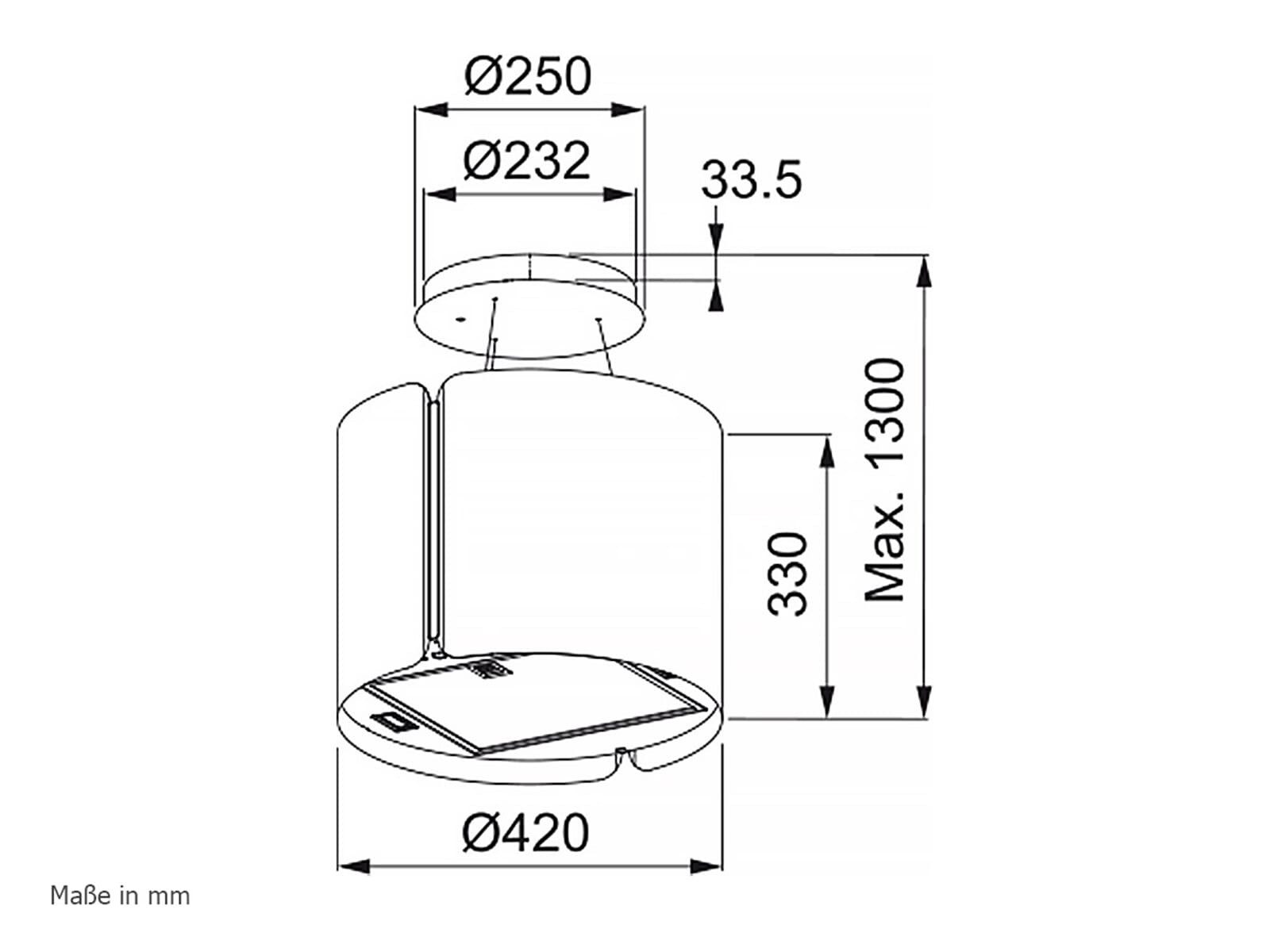 FRANKE Deckenhaube, 42 cm