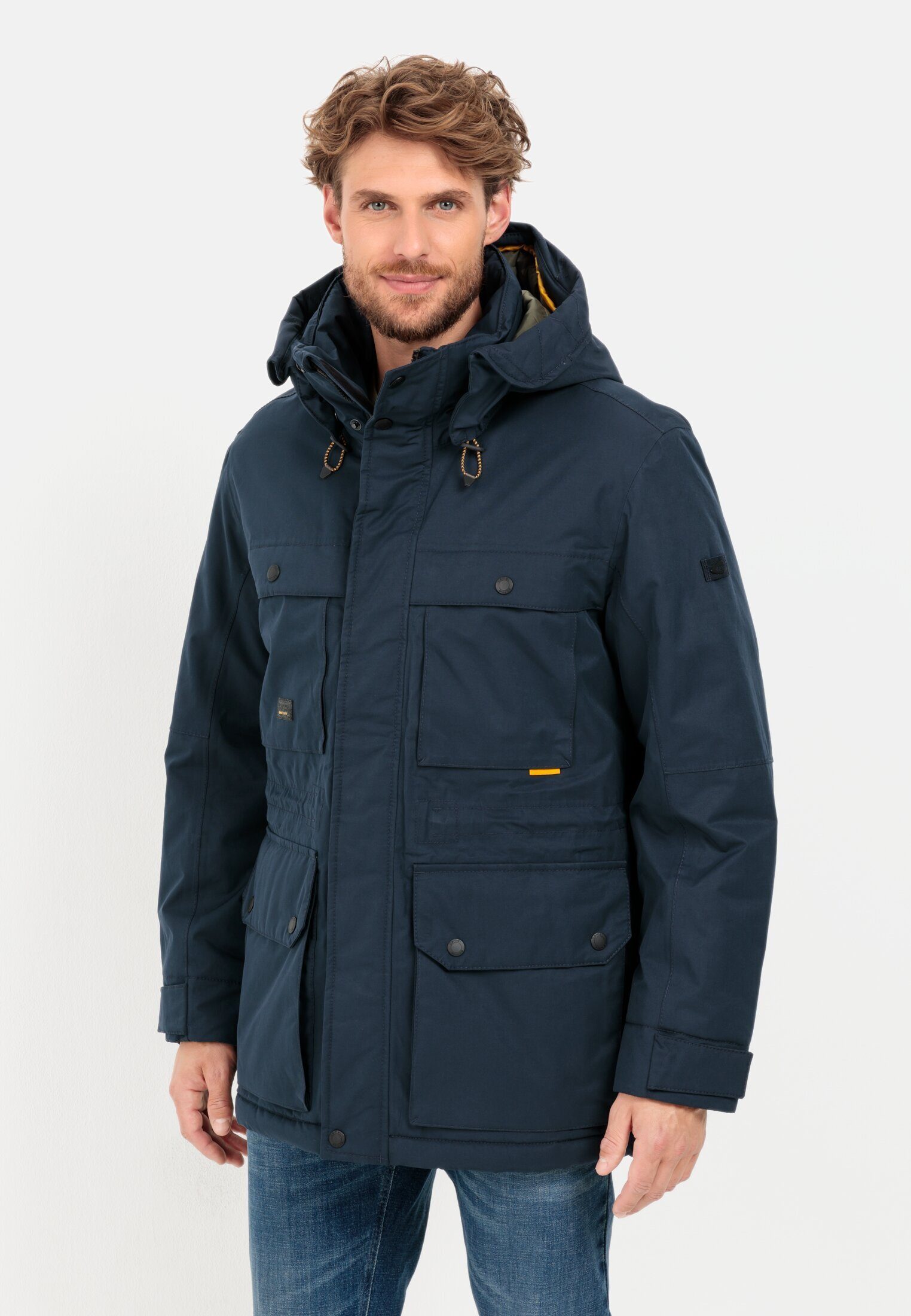 Funktionsjacke mit abnehmbarer Kapuze