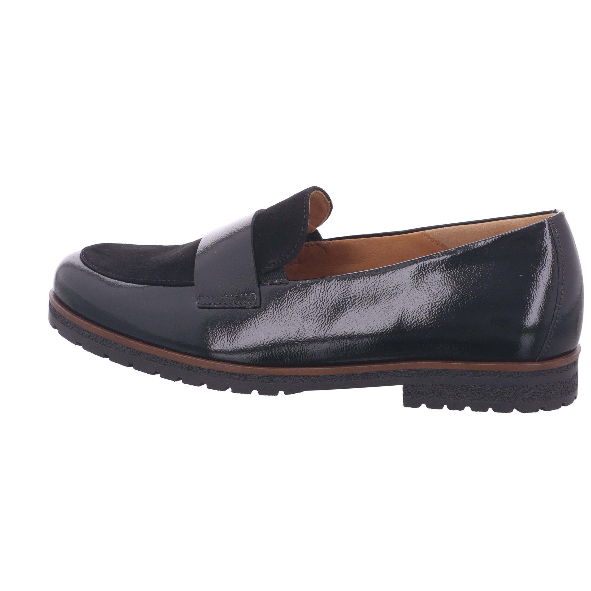Gabor Gabor - SlipOn Weite G - Lack schwarz Ballerina