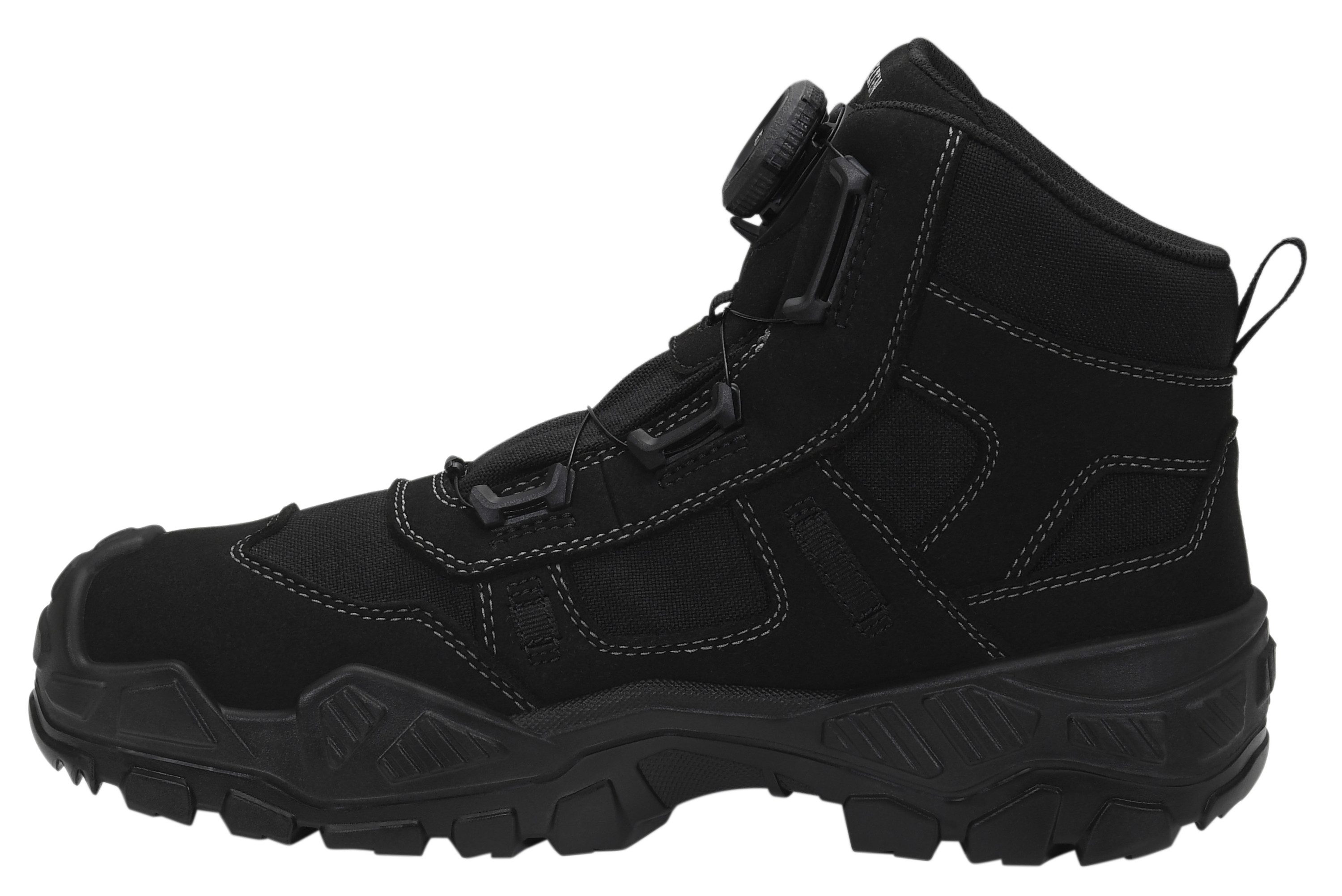 ELTEN MIKE BOA® GTX® black Mid ESD S3S WR Sicherheitsstiefel (Schuhkarton, Paar) – Bild 4 von 5