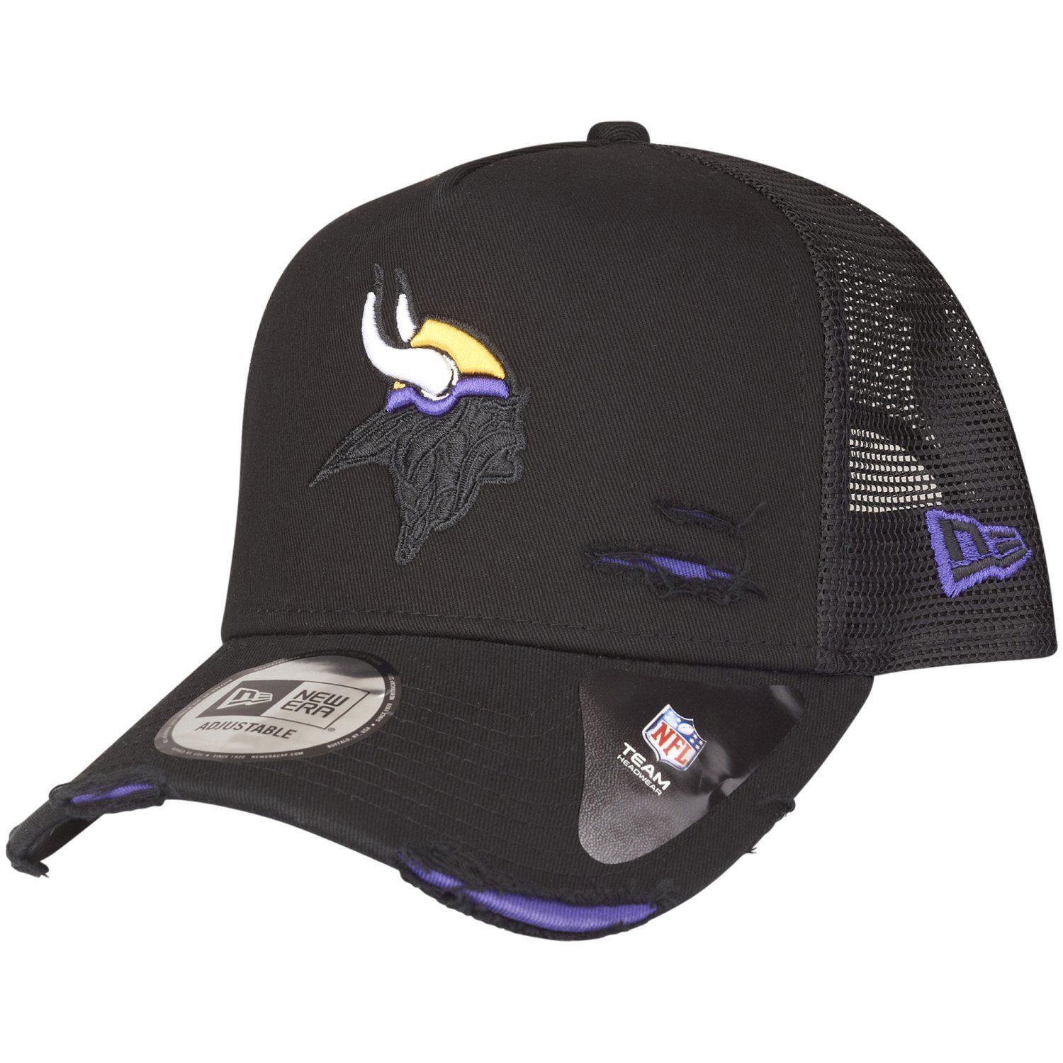 New Era Trucker Cap Trucker DISTRESSED NFL Teams Minnesota Vikings