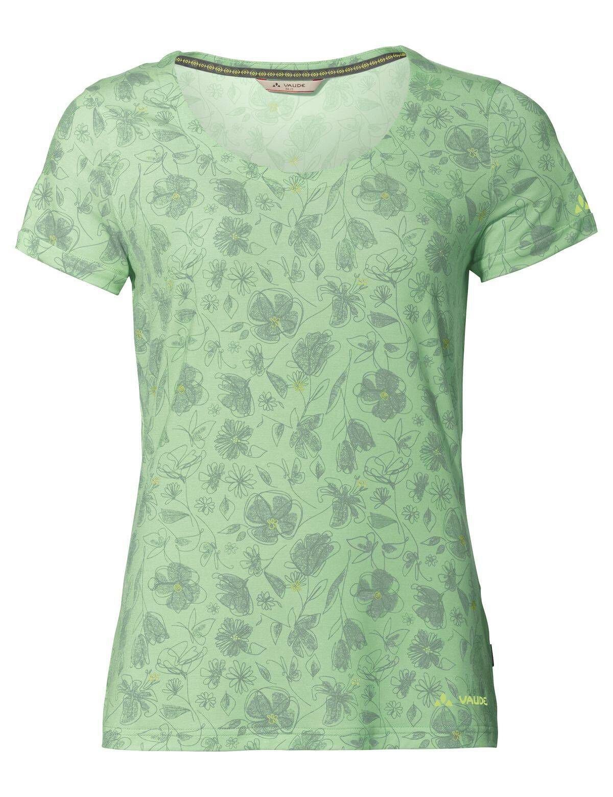 VAUDE T-Shirt Damen Funktionsshirt WO SKOMER AOP T-SHIRT (1-tlg),  Pflegeleicht und schnelltrocknend