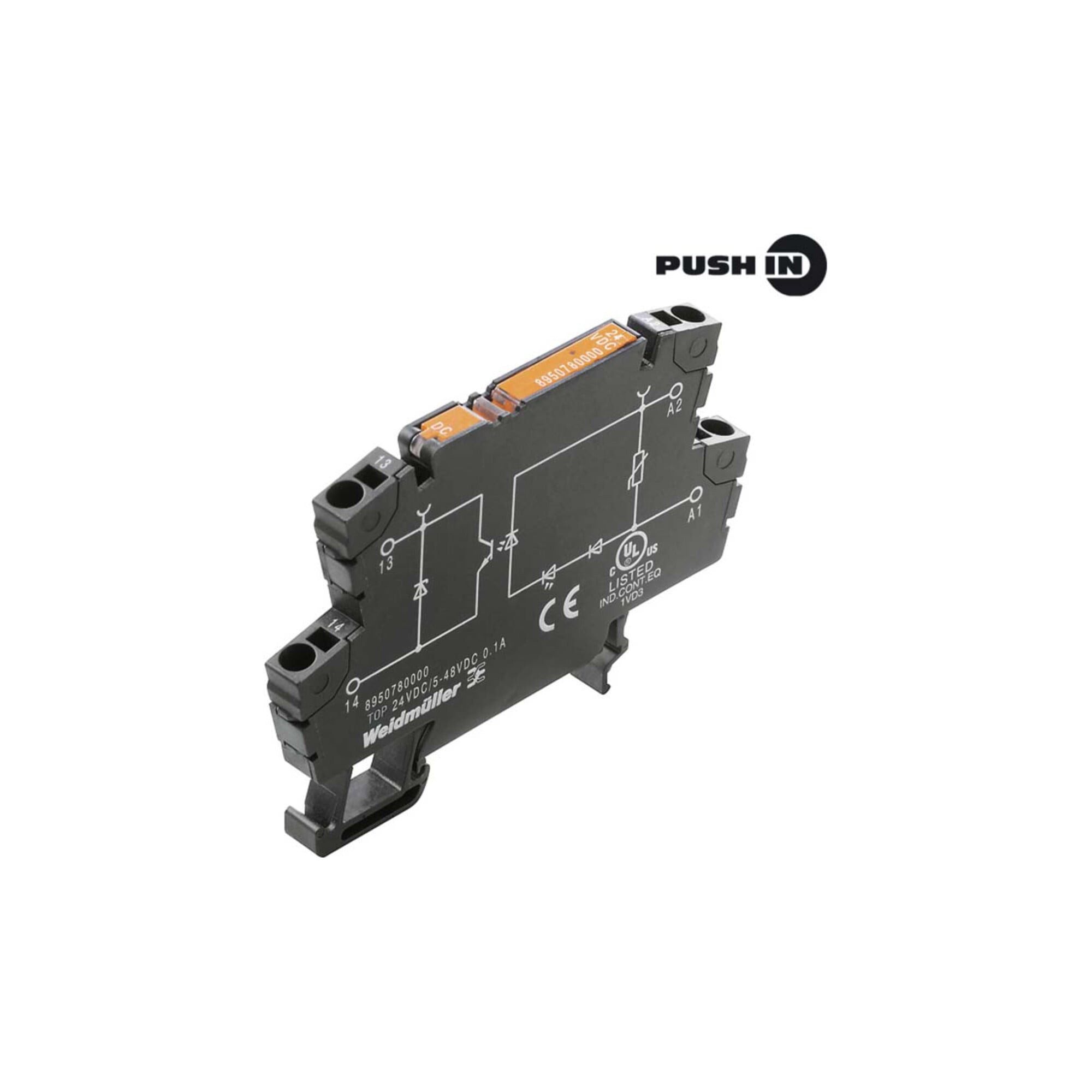 Weidmüller Schalter Weidmüller Solid-State-Relais 5-48VDC 500mA TOP 24VDC/48VDC 0,5A