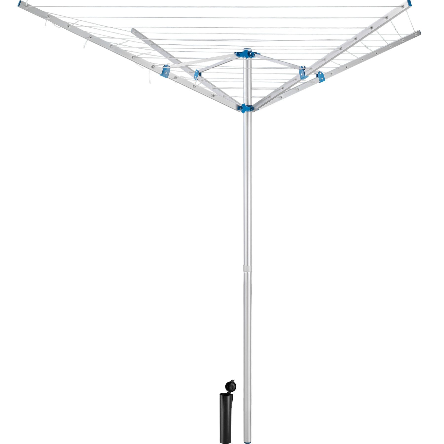 tectake Wäschespinne, aus Aluminium