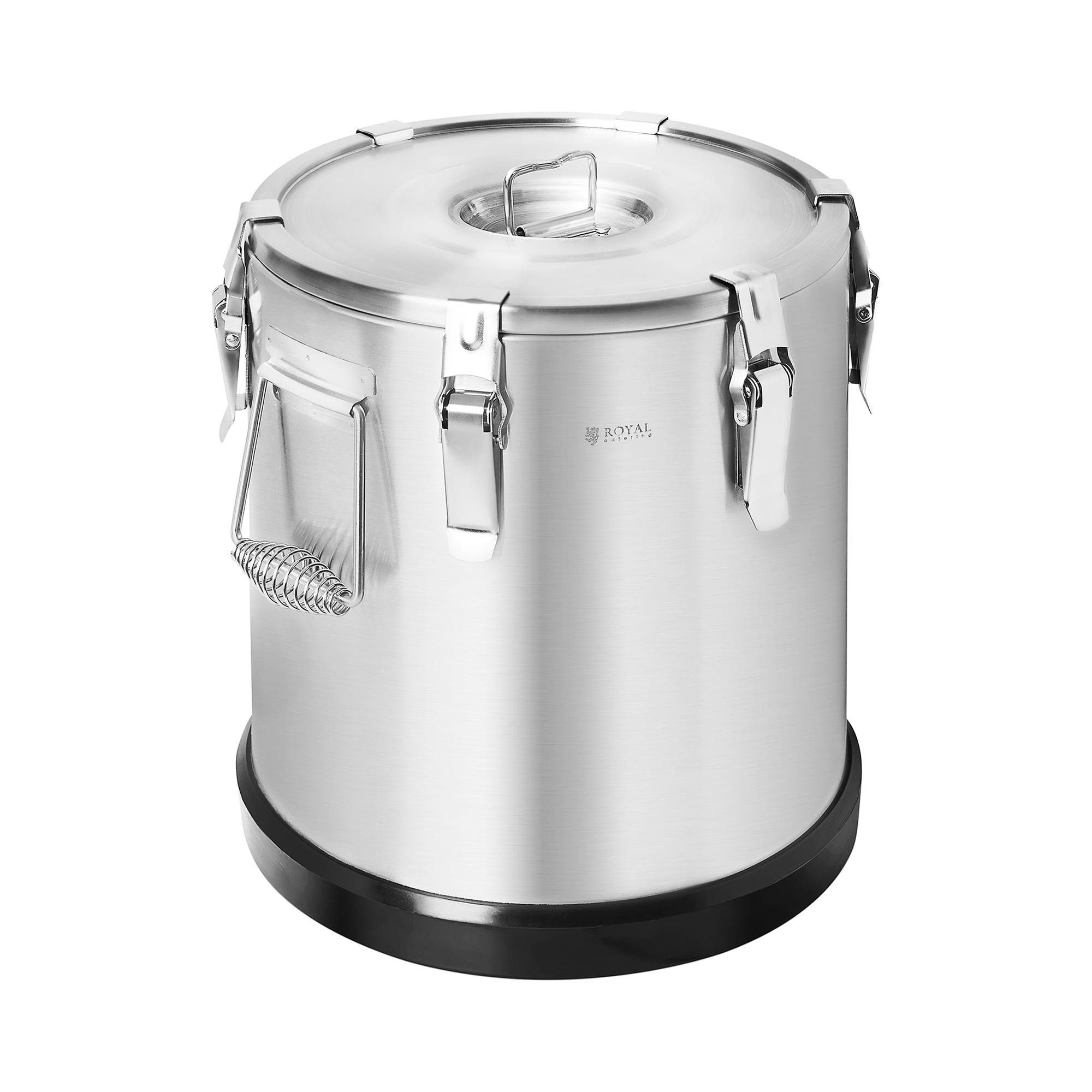 Royal Catering Thermobehälter 22 L Thermobox Warmhaltebehälter Thermoport Edelstahl Speise Getränke, Edelstahl, verschiedene Größen