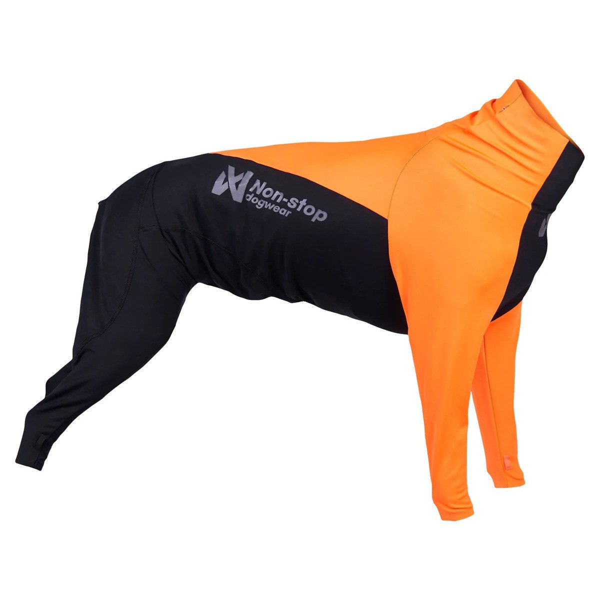 Non-stop dogwear Hundeoverall Hundeanzug für Rüden Protector Suit M orange/schwarz