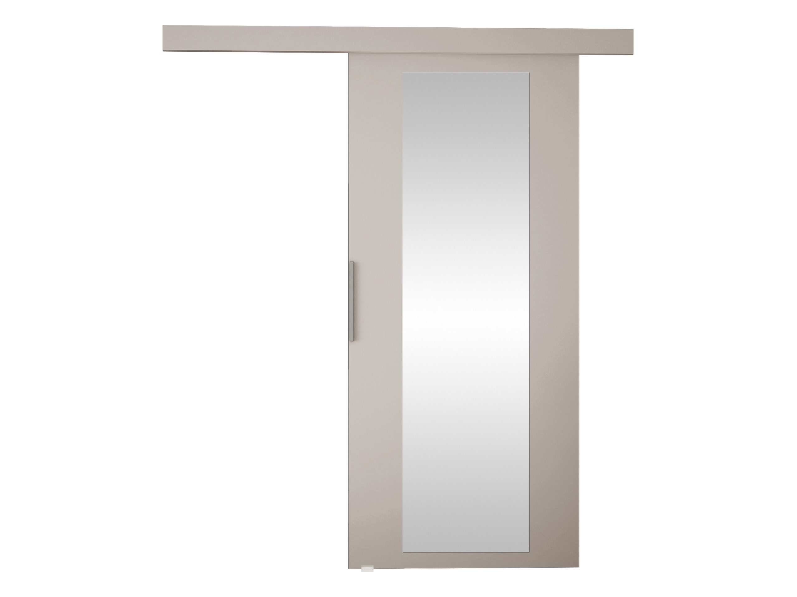 MIRJAN24 Schiebetür Rubi 70 IV (Universell - Links / Rechts), Solide Aluminiumgriffe, Selbstschließsystem, Frontspiegel