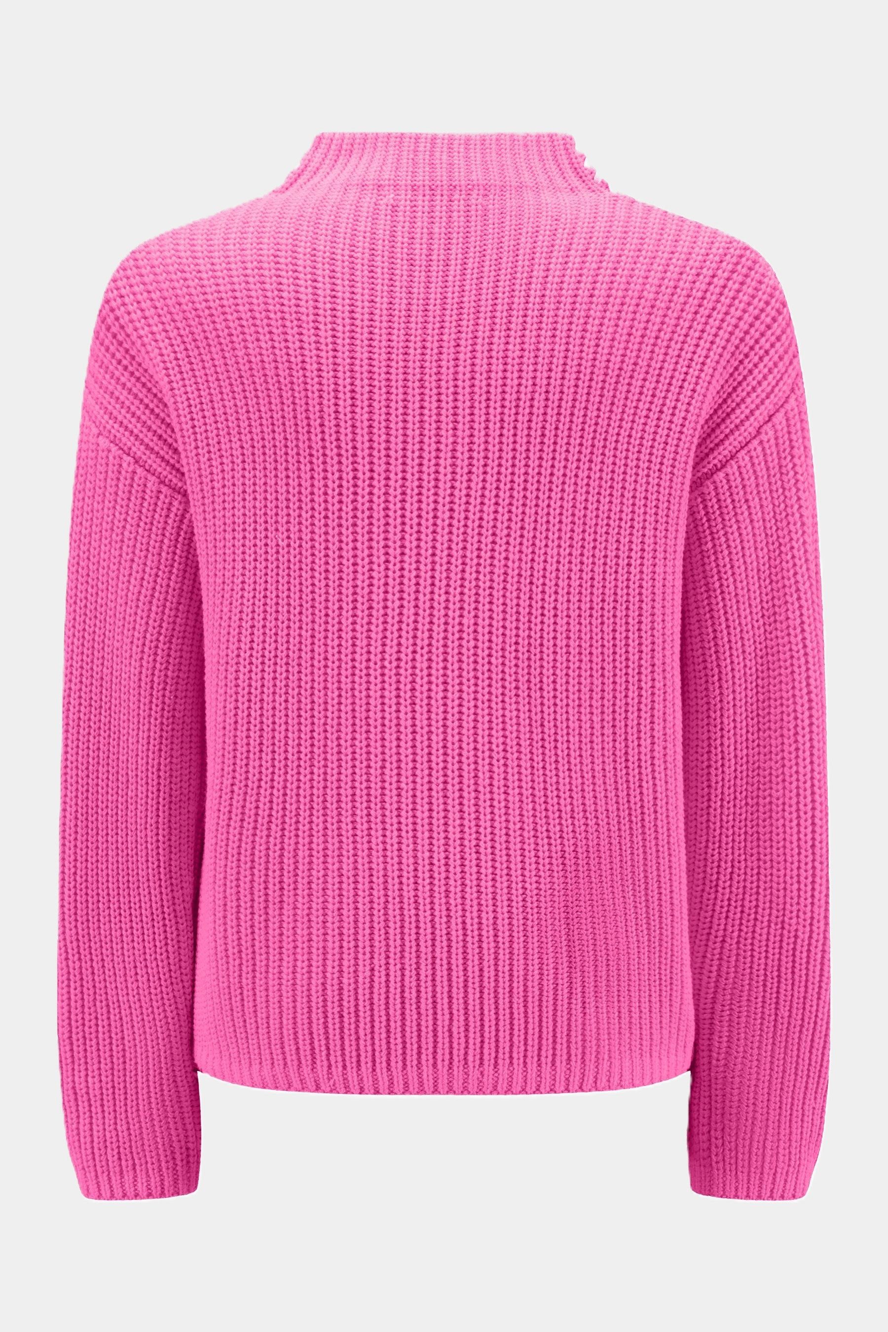 six-o-seven Strickpullover Six-o-Seven Grobstrickpullover mit Stehkragen - günstig online kaufen