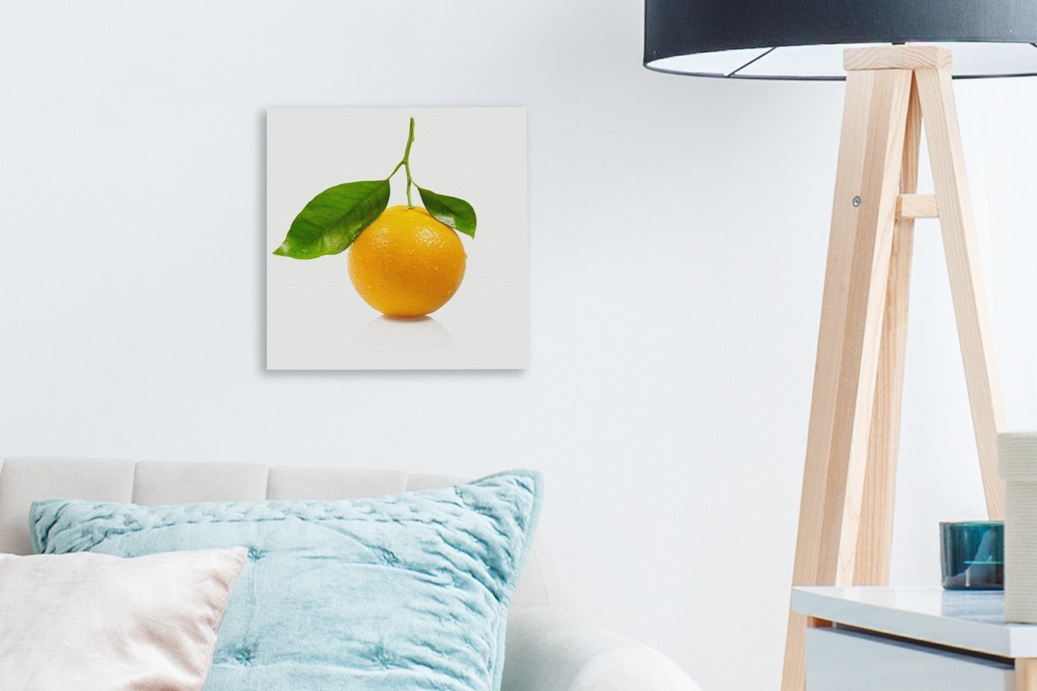 für Bilder - - Leinwand Leinwandbild Orange, Schlafzimmer (1 OneMillionCanvasses® Obst Orange St), Wohnzimmer