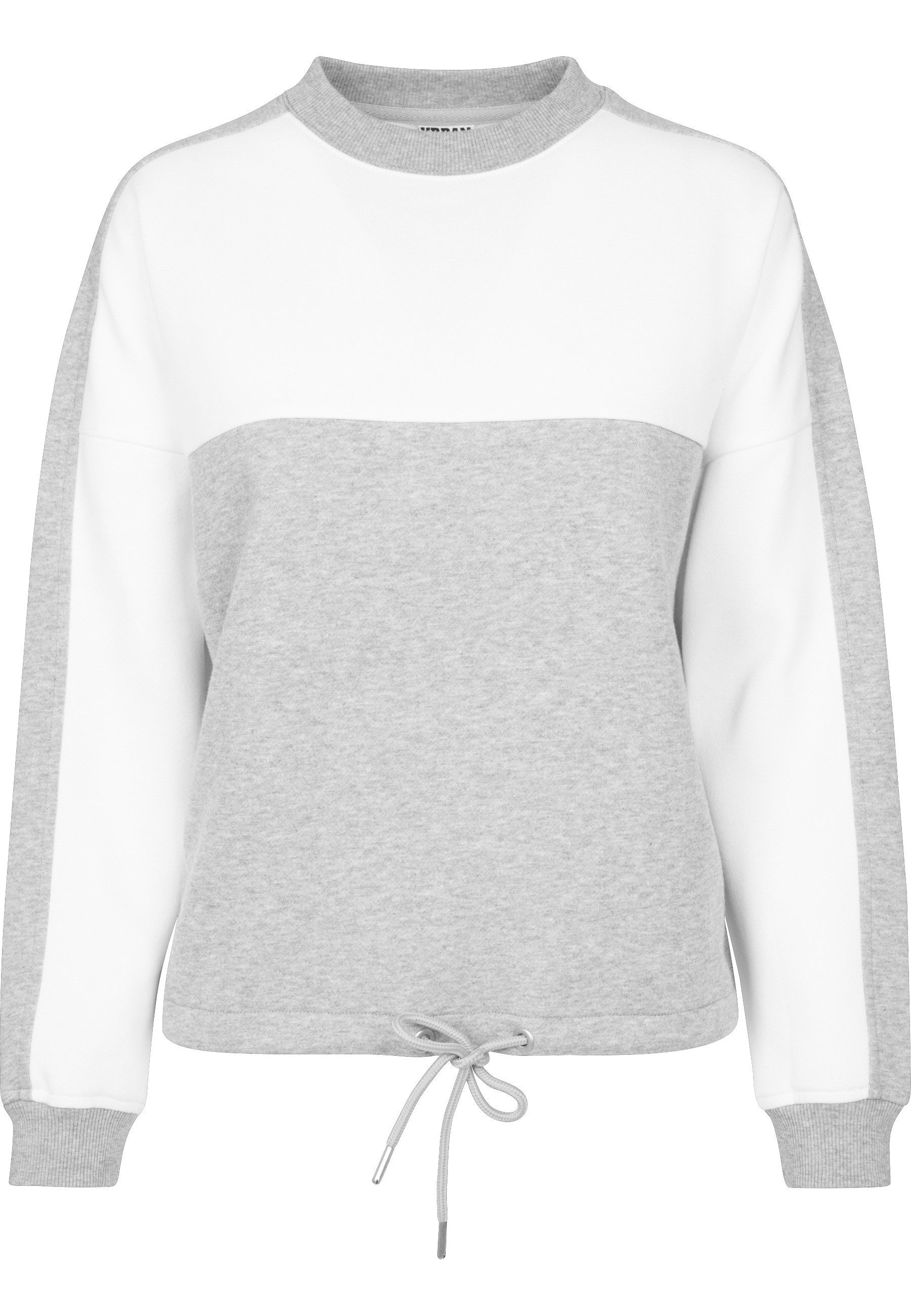 Sweatshirt Urban Classics Damen Ladies Oversize 2-Tone Stripe Crew