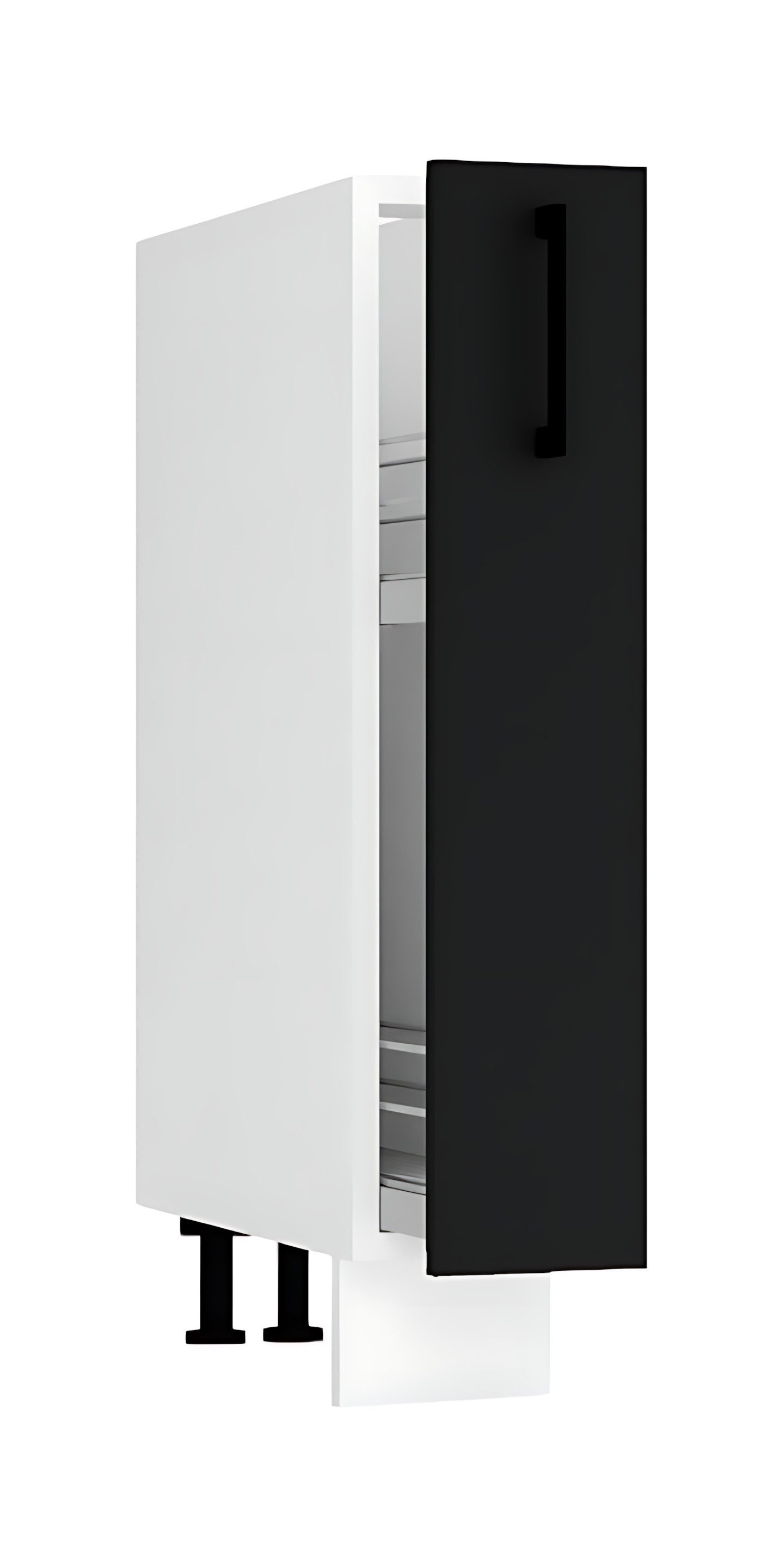 ROYAL24_MARKT Apothekerschrank D15CARGO - Morvex - Elegante Stauraum Idee (Küchen Apothekerschrank, 1-St., Premium - Morvex) Edle Materialien - Stilvolles Design - Hohe Qualität