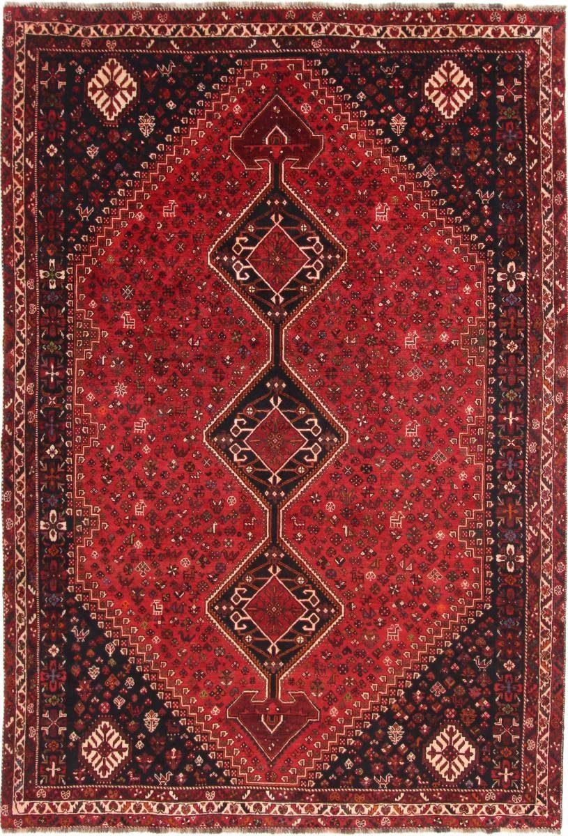 Orientteppich Ghashghai Nain Orientteppich Handgeknüpfter mm Perserteppich, / Trading, rechteckig, 12 Höhe: 223x326
