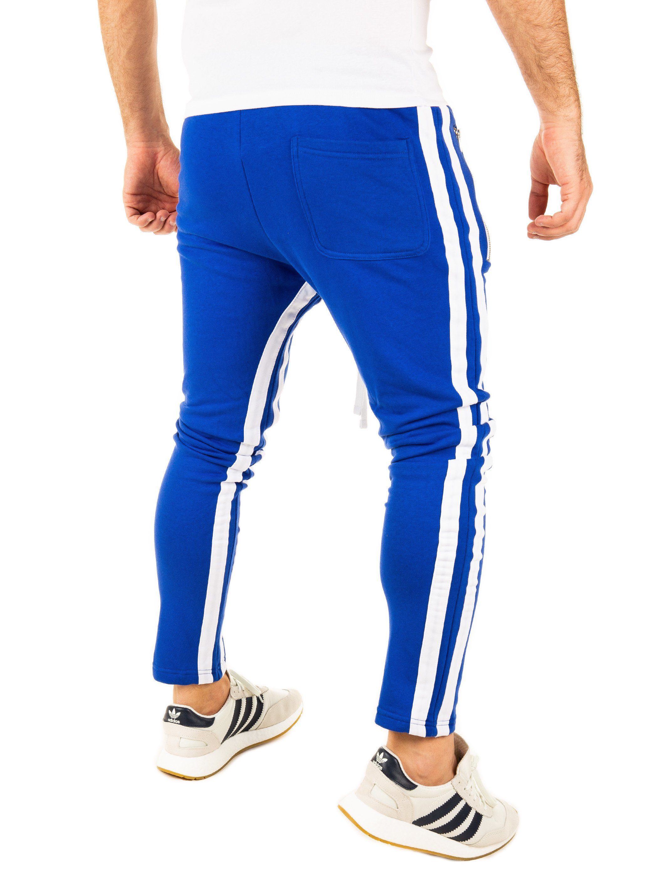 Pittman Jogginghose PITTMAN - Retro Track Pant 2 Stripes (1-tlg) mit elastischem, Bund mit Kordelzug