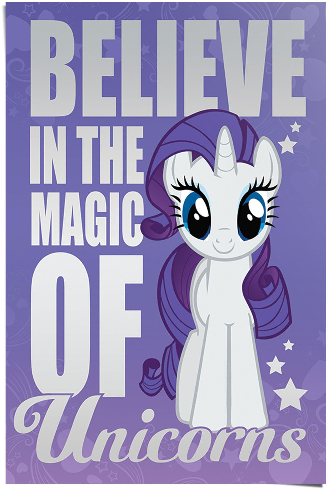 (1 Pony Poster Reinders! My St) little Unicorn,