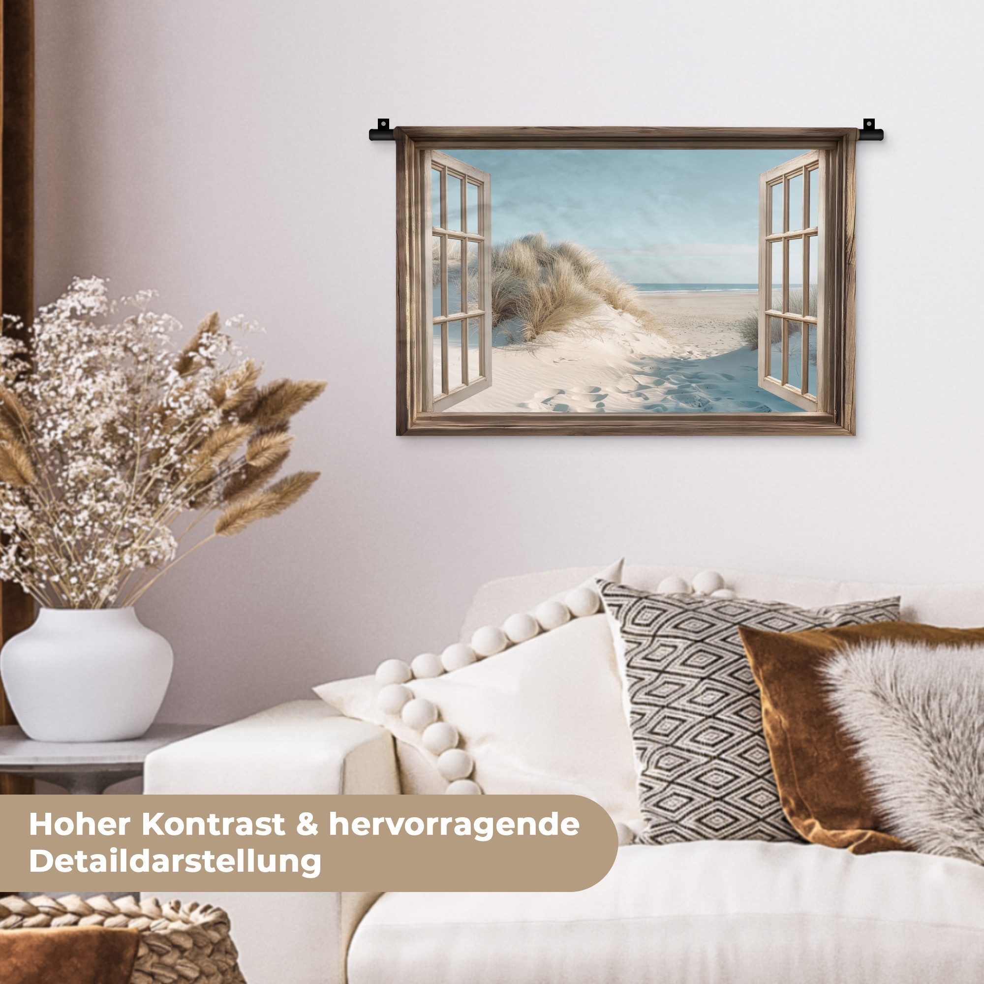 MuchoWow Wandteppich Aussicht - Hochgras - günstig online kaufen