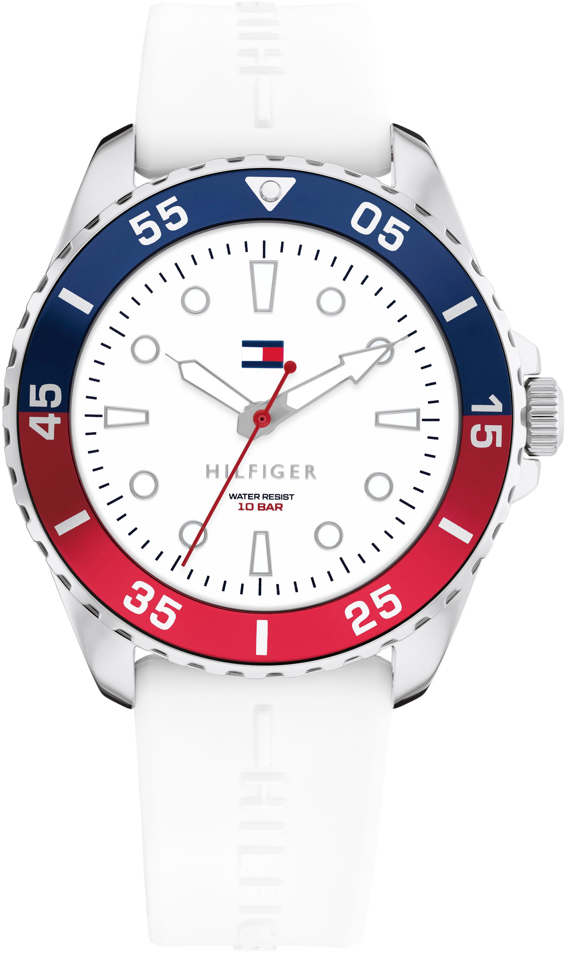 Tommy Hilfiger Quarzuhr KIDS 1720050, Armbanduhr, Kinderuhr, analog, Silikonarmband, Geschenkidee