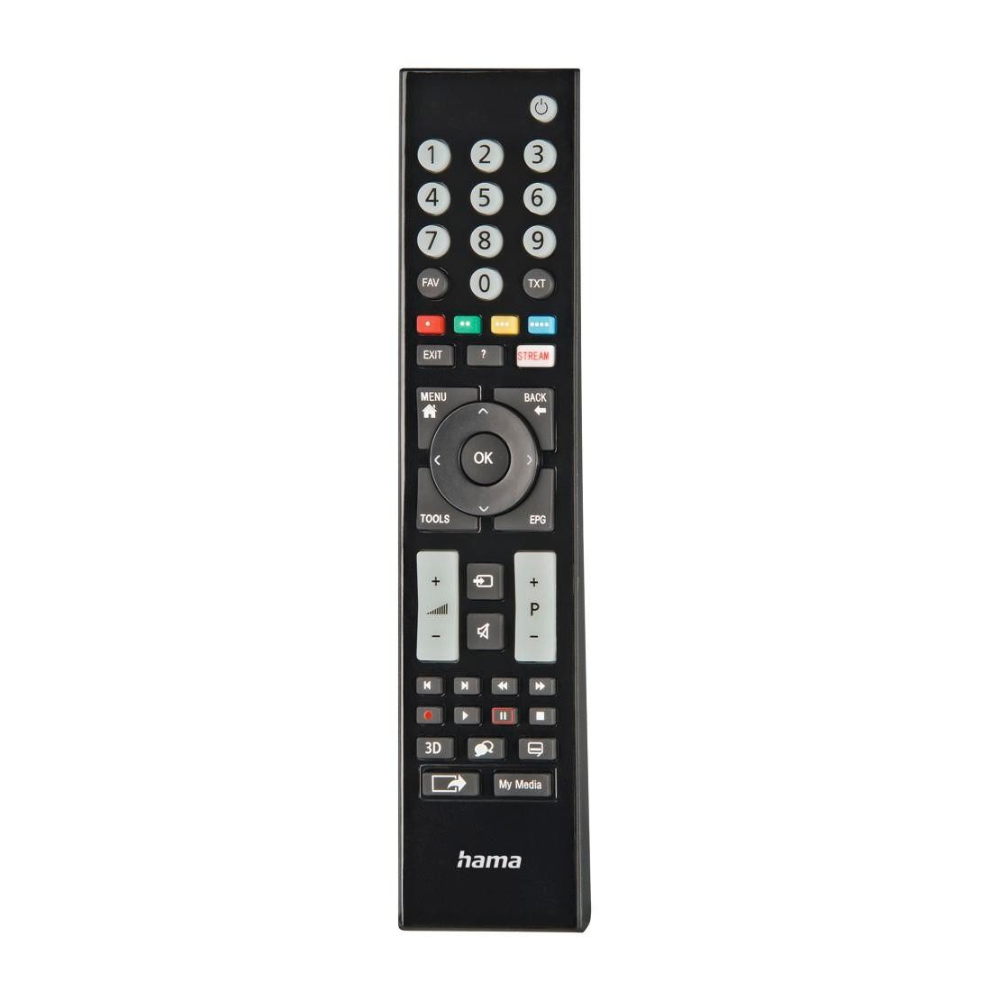 Hama Universal Ersatzfernbedienung für Grundig TV, lernfähig Universal-Fernbedienung (1-in-1)