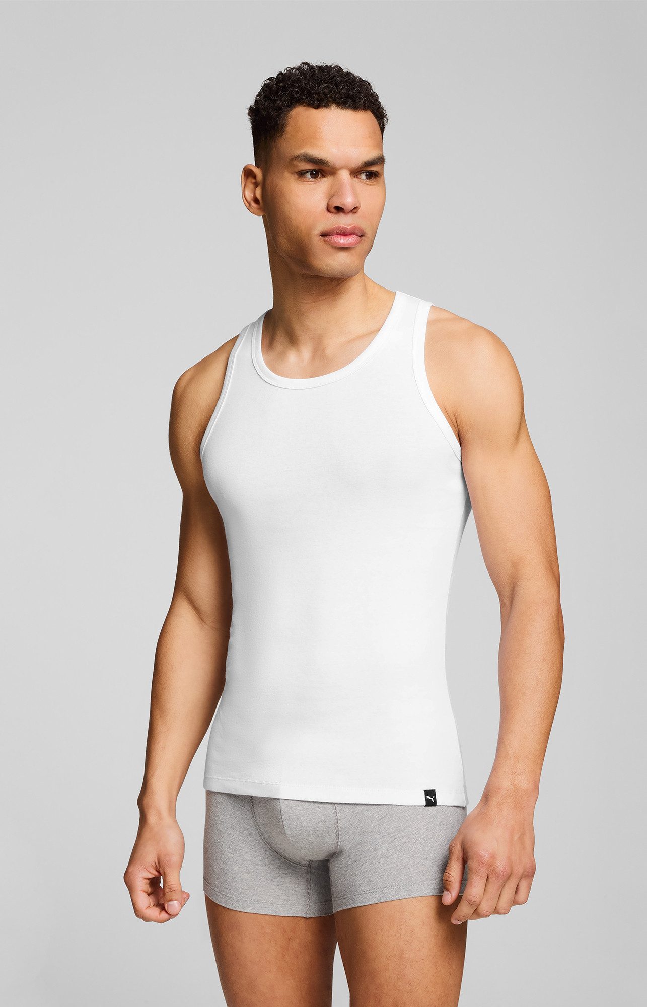 PUMA Tanktop PUMA EVERYDAY TANK TOP (2er Pack) mit Rundhalsausschnitt