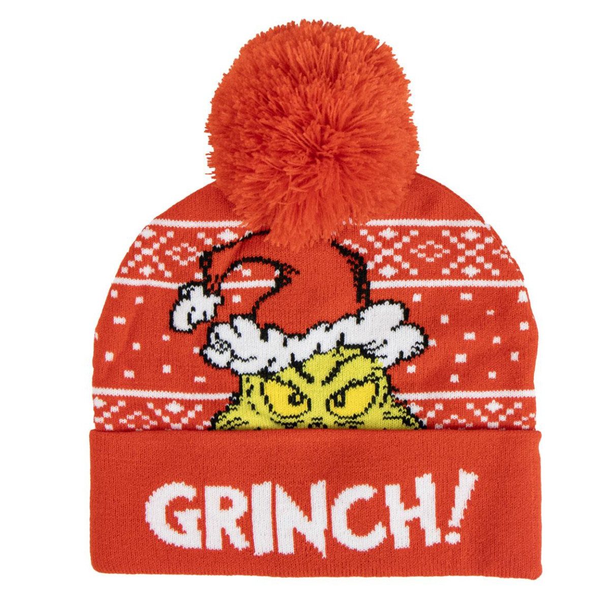 Cerda Bommelmütze The Grinch Weihnachtsmütze Winter Beanie Erwachsene Party günstig online kaufen