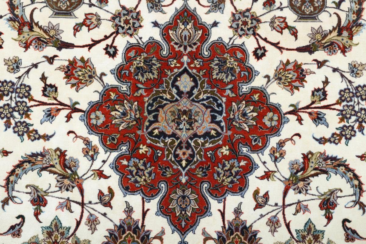 Seidenkette mm Handgeknüpfter Isfahan rechteckig, Trading, 158x238 Orientteppich 6 Nain Höhe: Orientteppich,