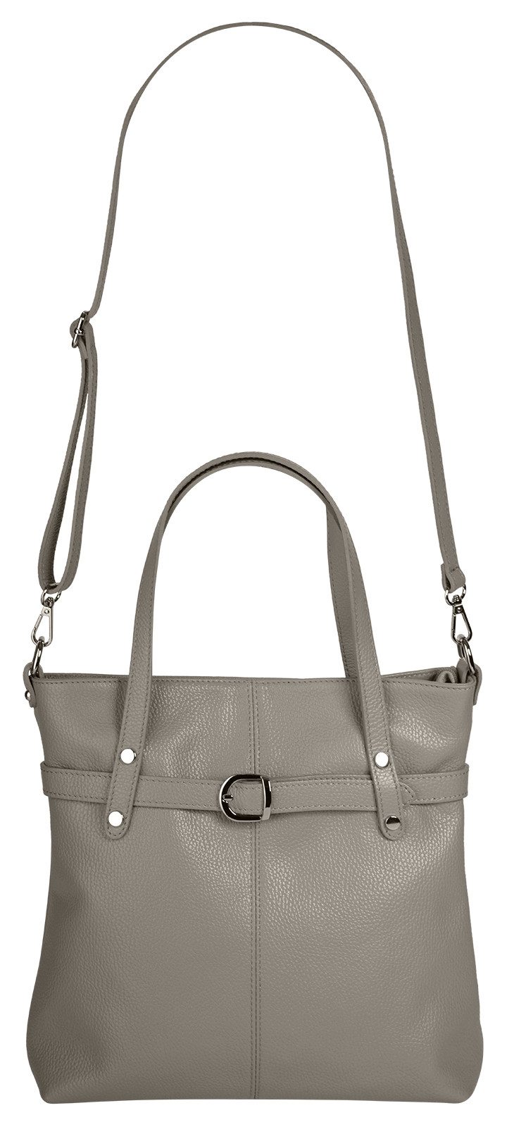 Cluty Shopper (1-tlg), echt Leder, Made in Italy