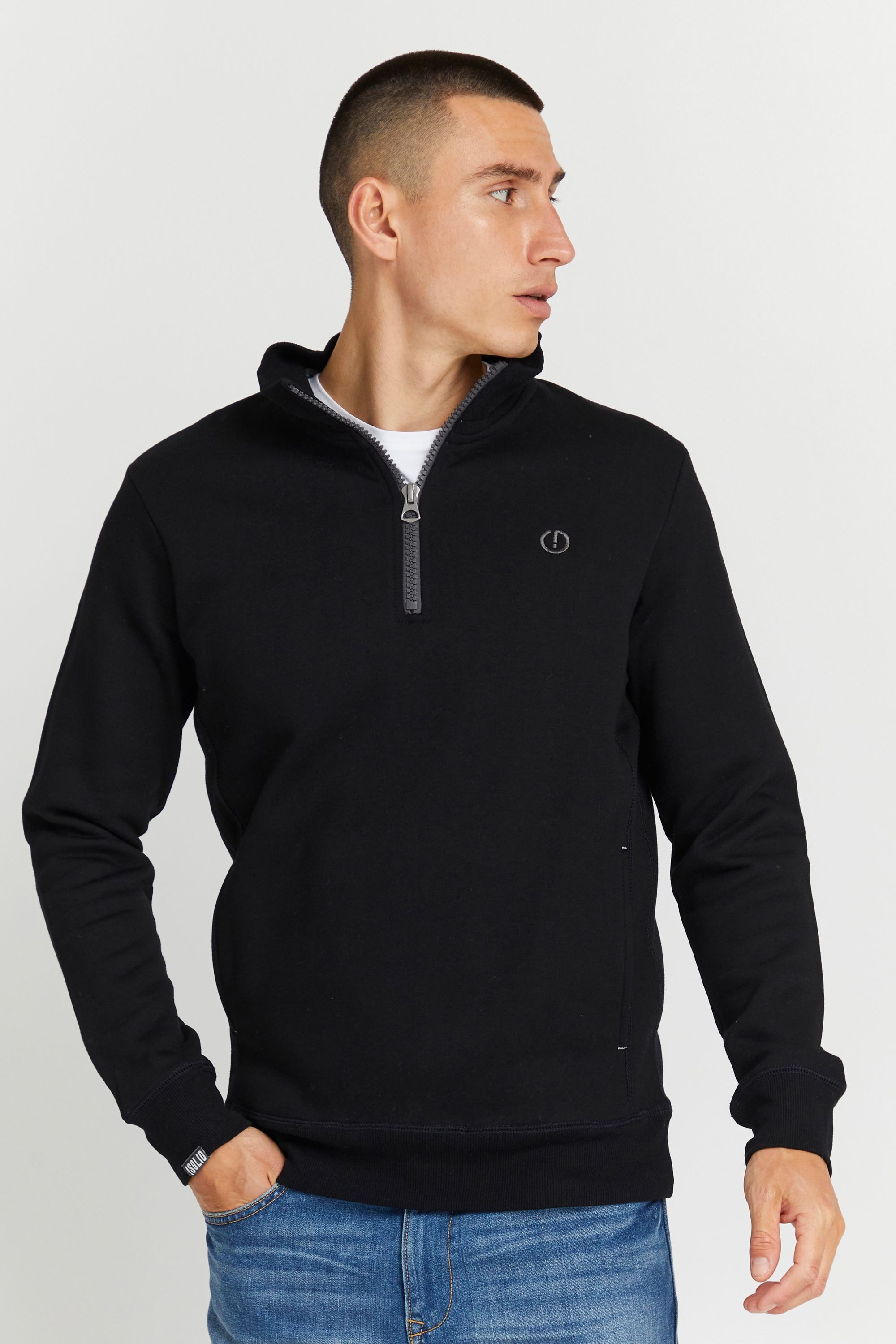 !Solid Stehkragenpullover SDBennTro Ziptroyer 21300895-ME Modischer günstig online kaufen